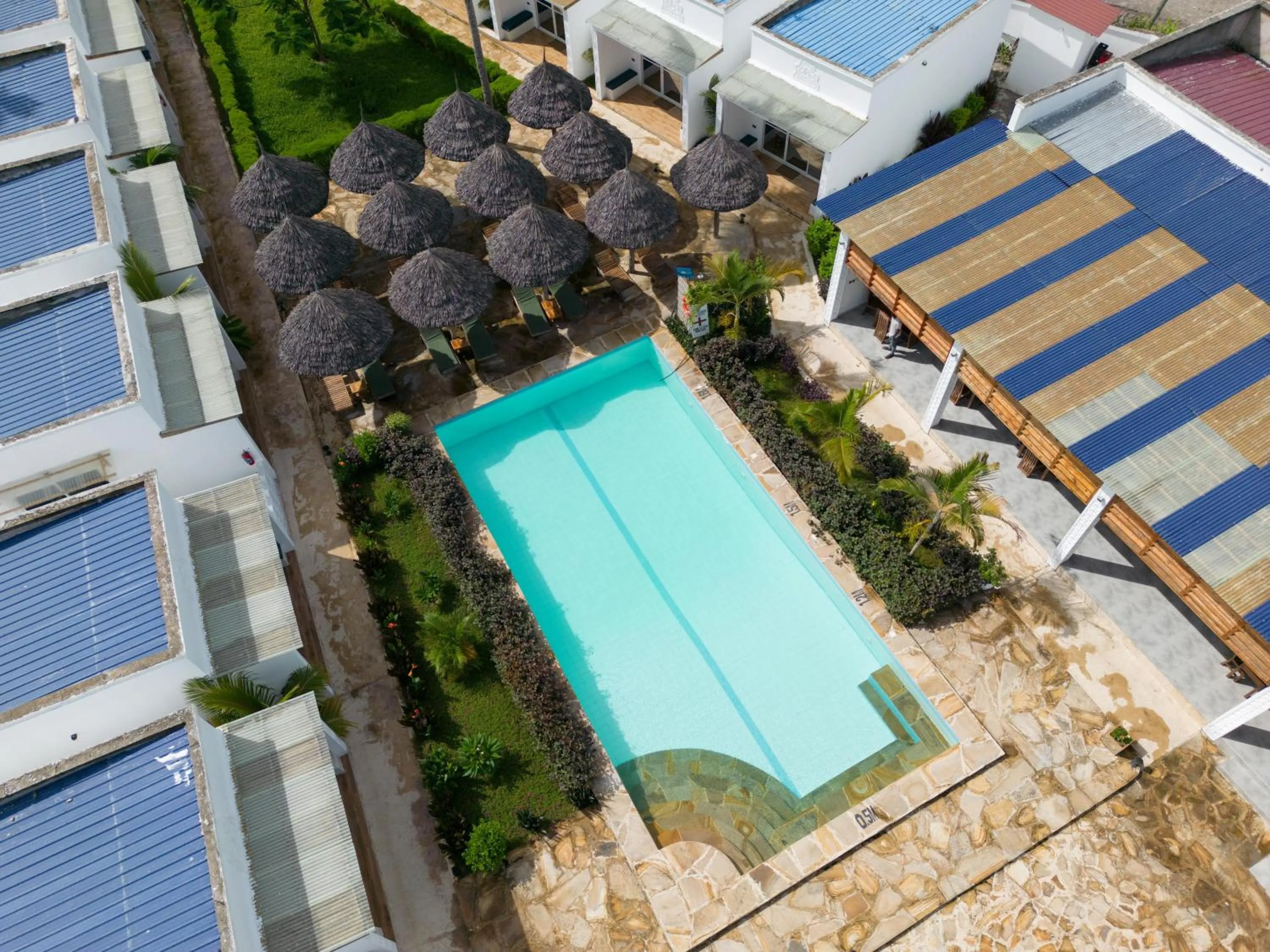 Pool view in Mafia Dream Hotel