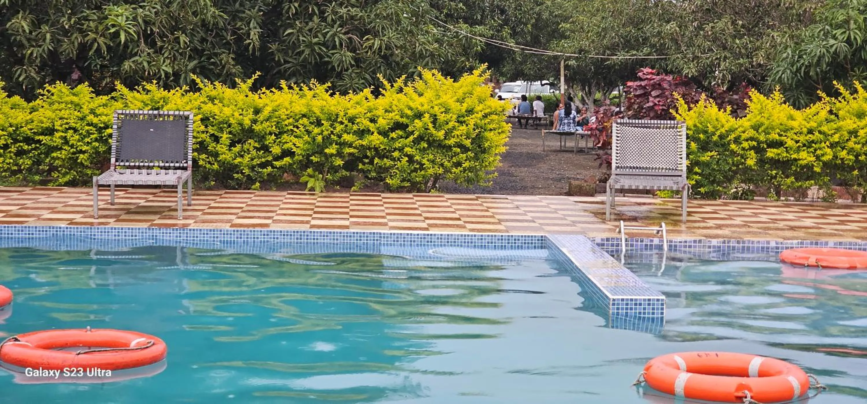 Swimming pool in AamraKunj Gir Resort