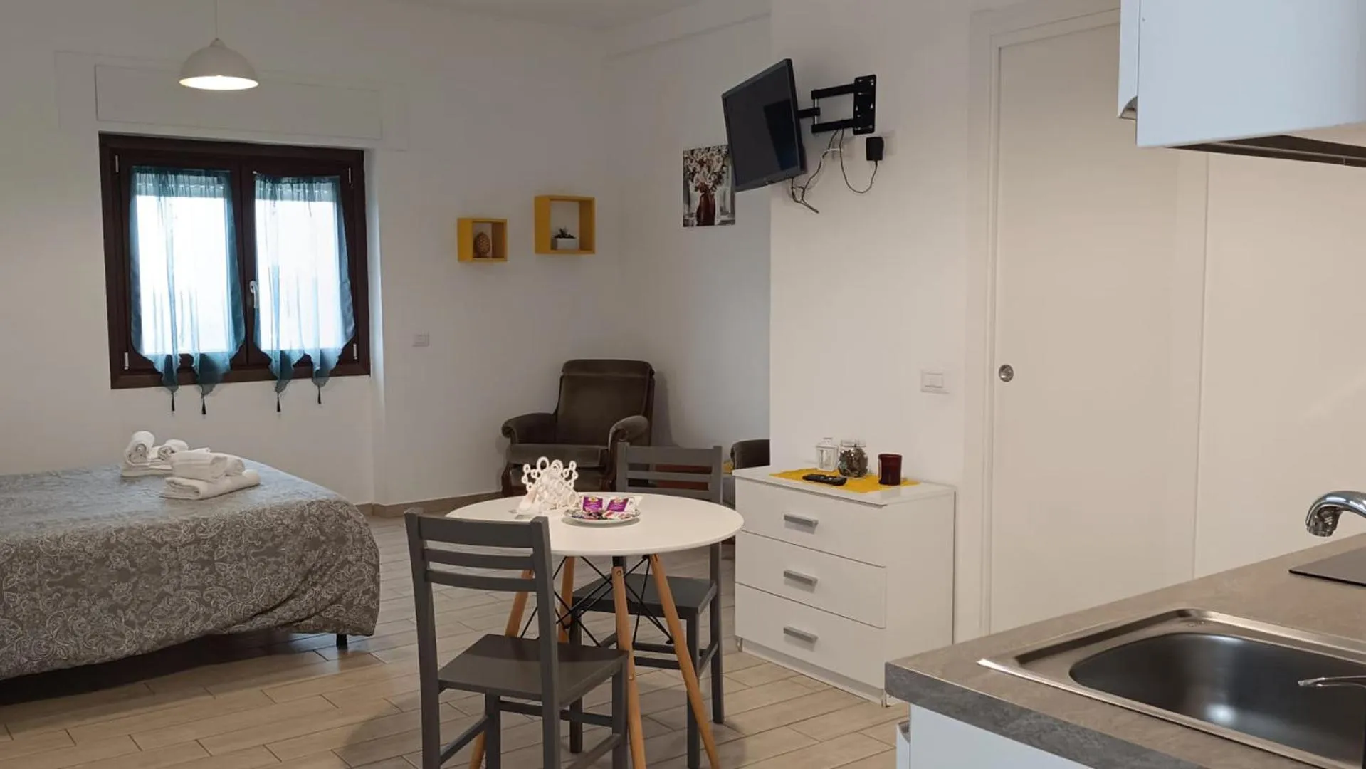 View (from property/room), Bed in Le casette di Frà Studios