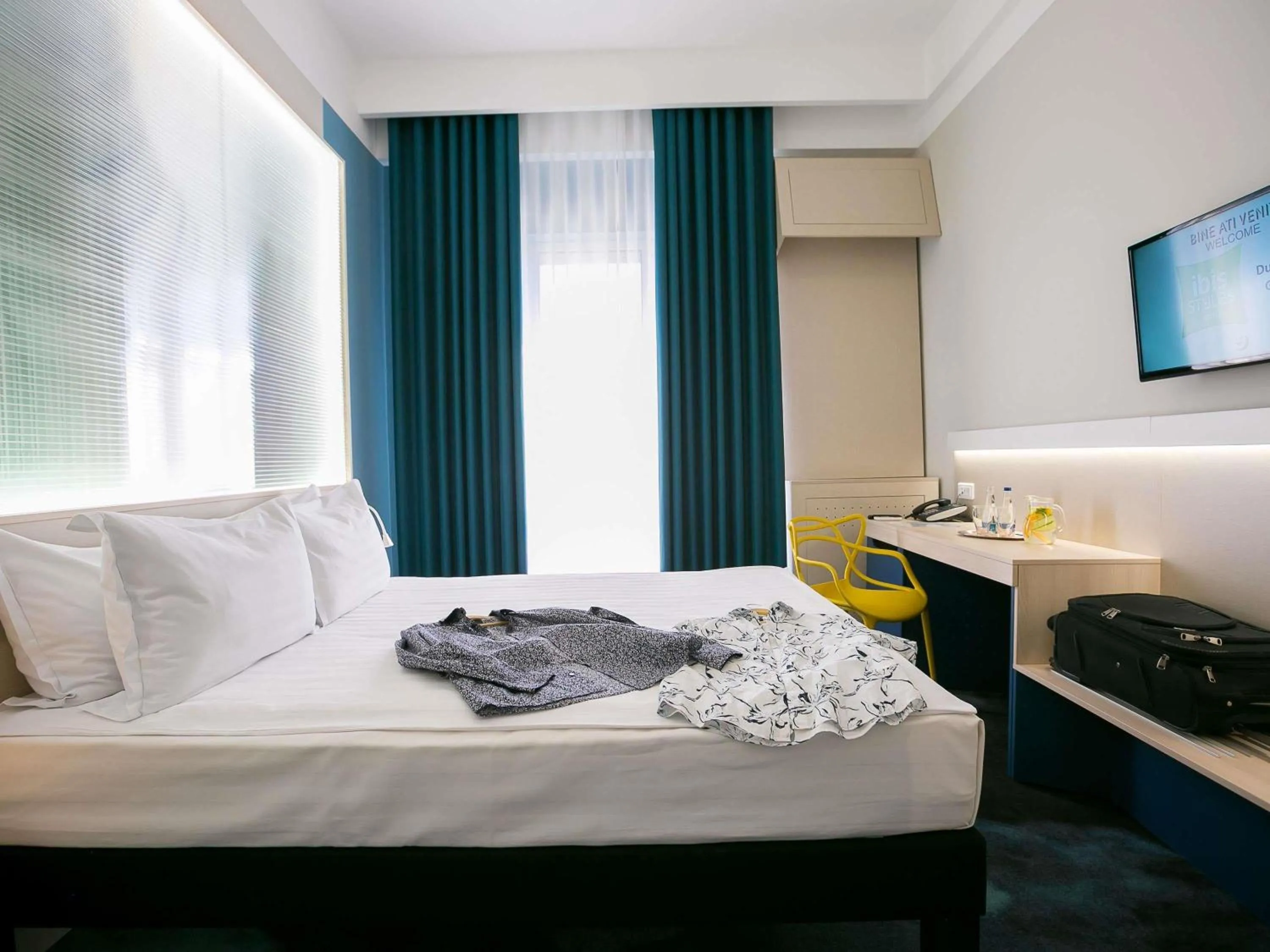 Bedroom, Bed in ibis Styles Dunarea Galati
