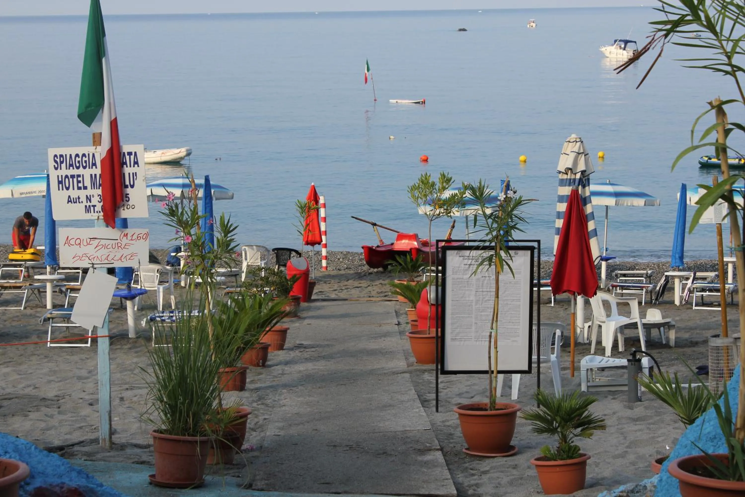 Beach in Hotel Ristorante Mareblu