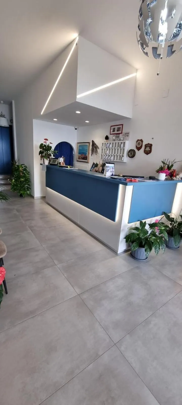 Lobby or reception in Hotel Ristorante Mareblu