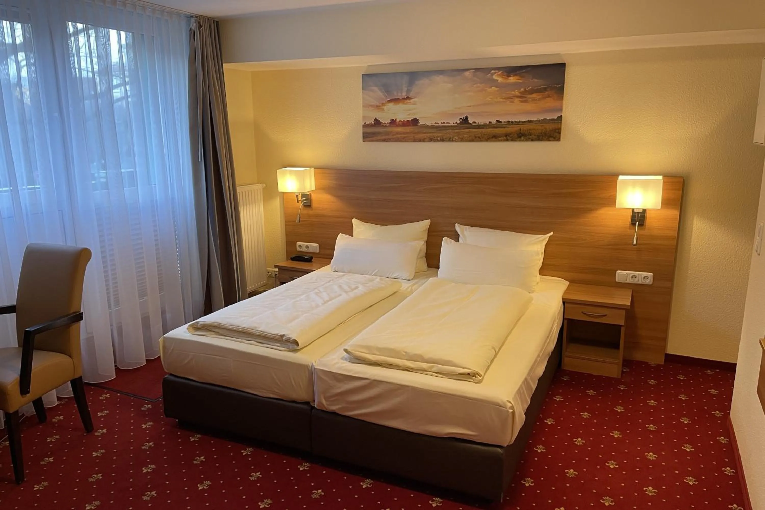 Bed in Hotel Harburger Hof