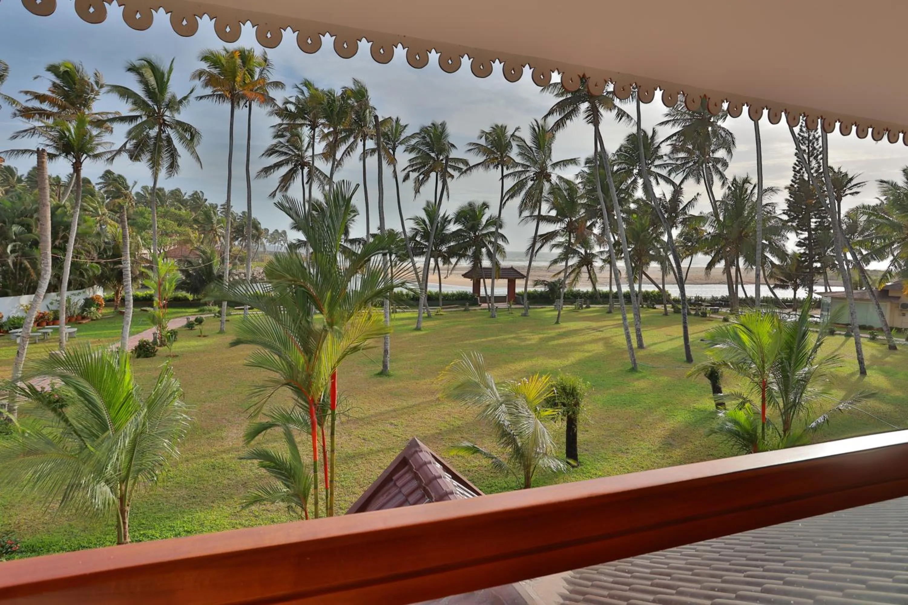 Balcony/Terrace in Lagoona Beach Resort, Kovalam