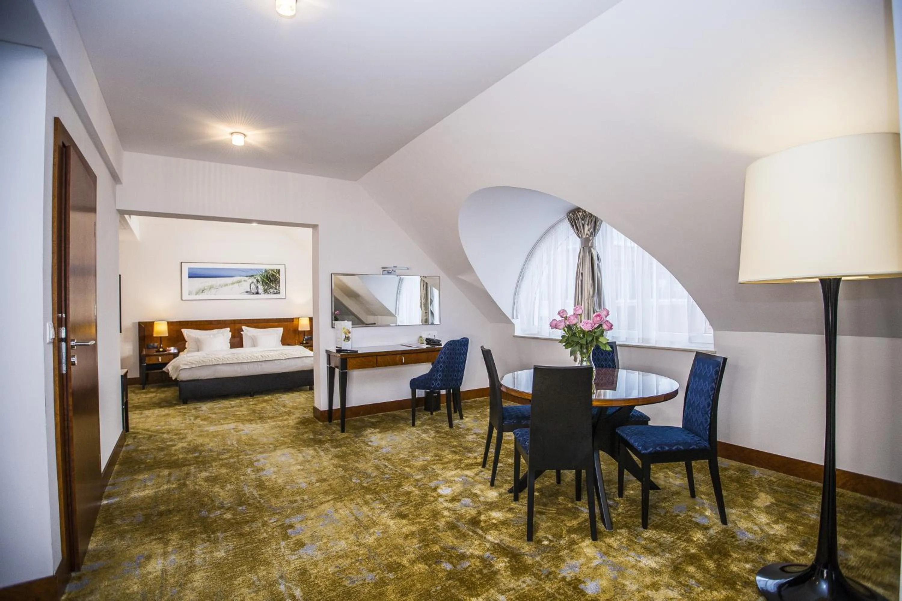 Living room, Bed in Grand Lubicz Uzdrowisko Ustka