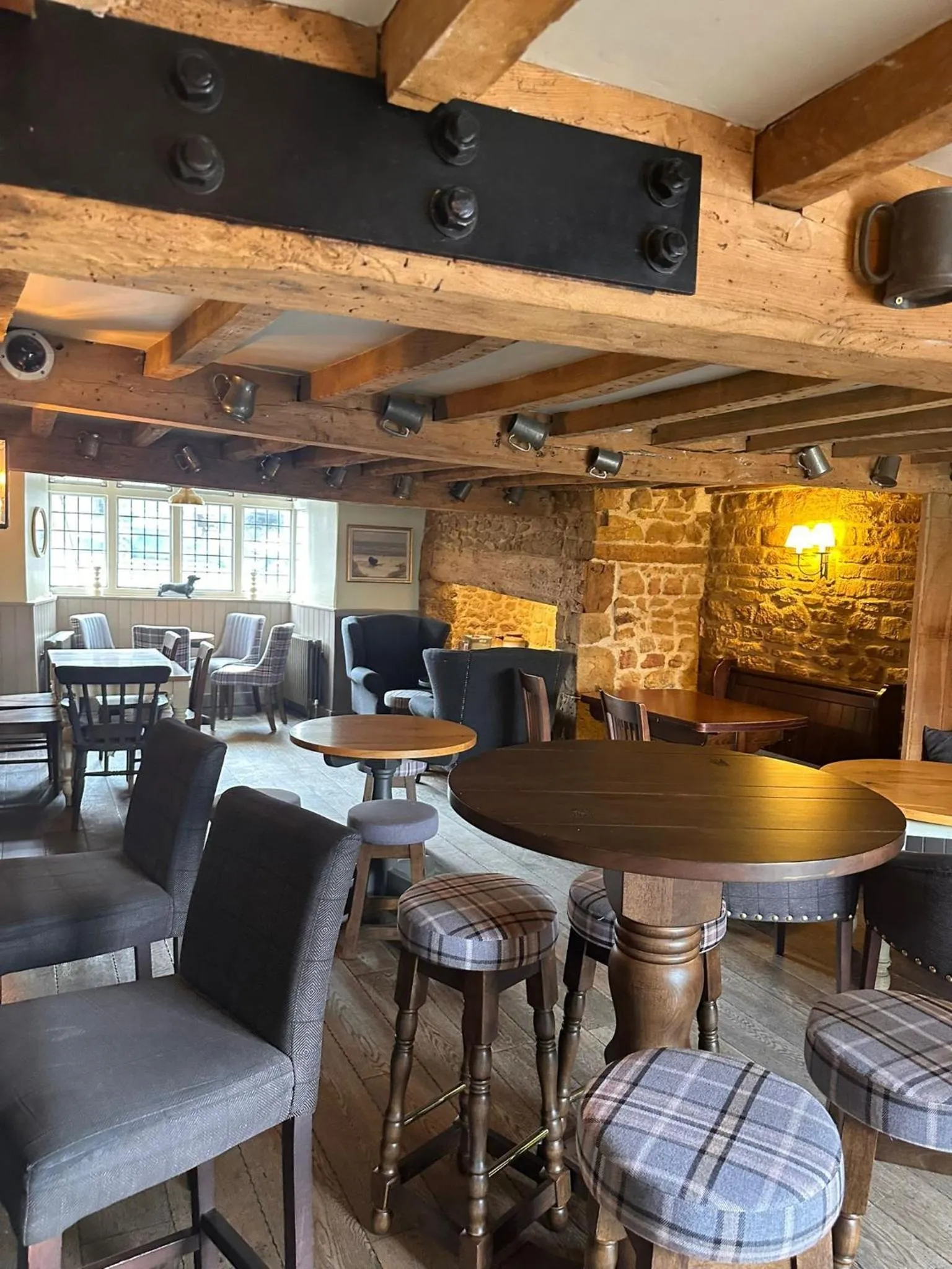 Lounge or bar in The Three Pigeons