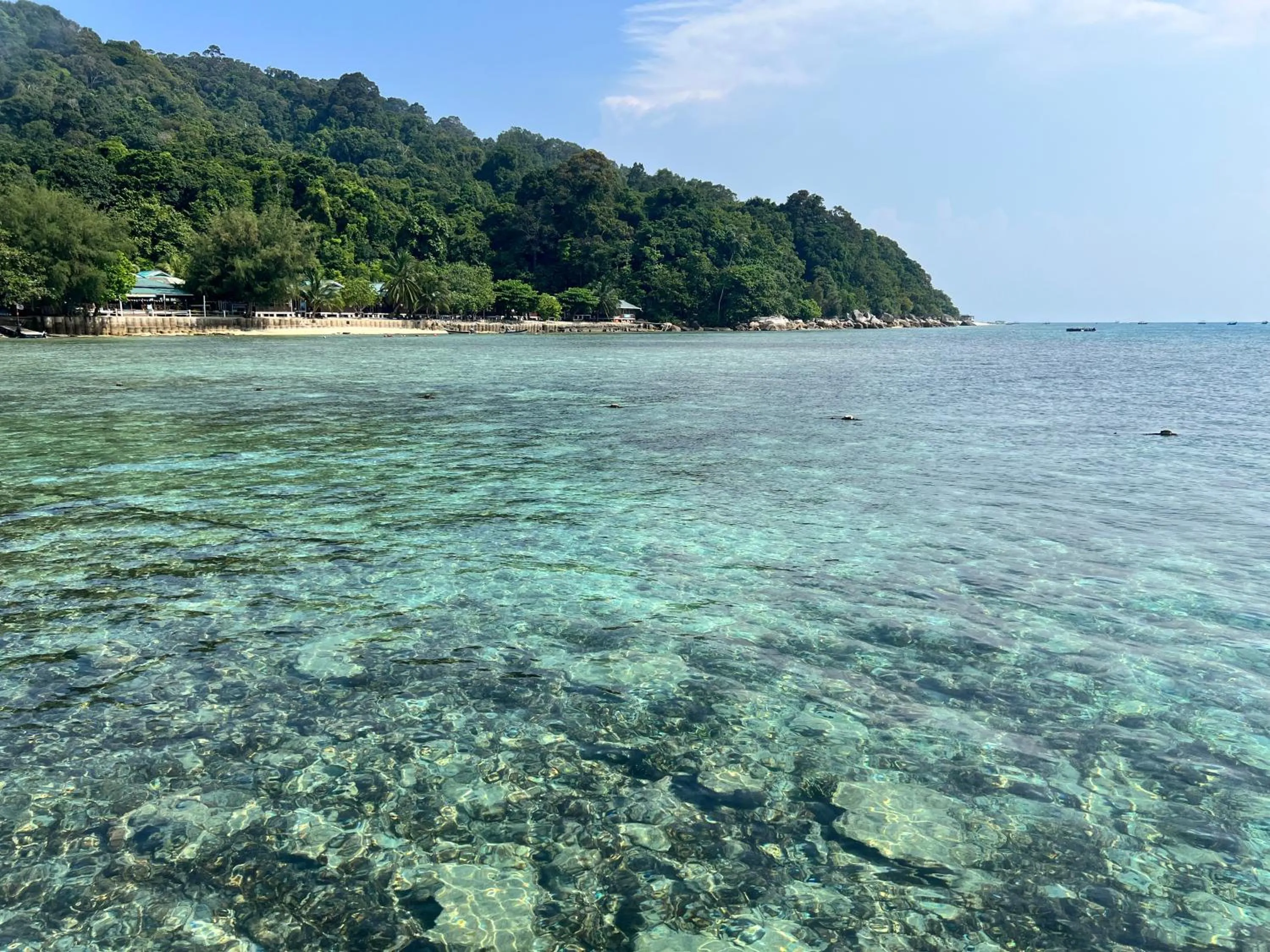 Sea view in Mama's Chalet Pulau Perhentian Besar