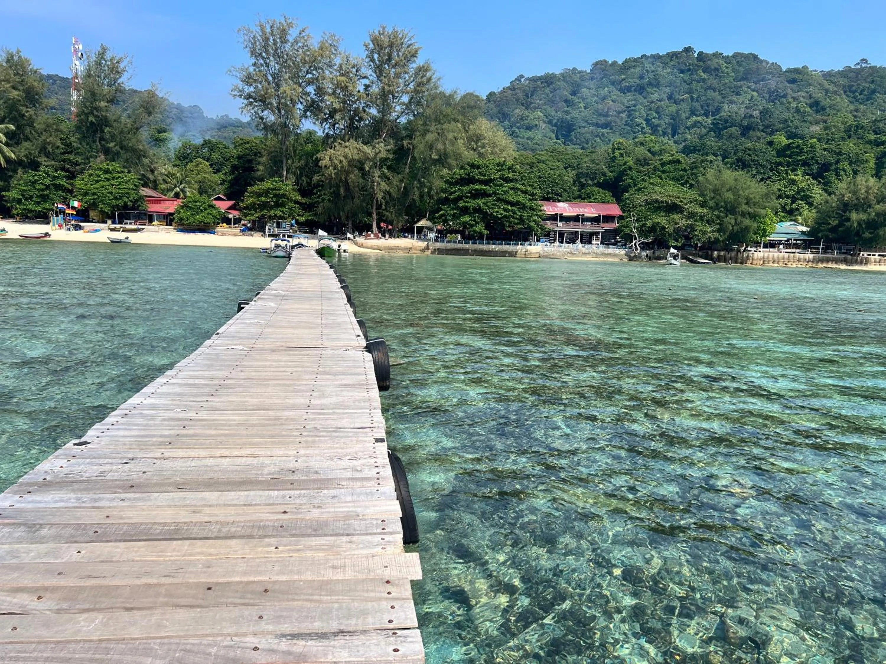Sea view in Mama's Chalet Pulau Perhentian Besar
