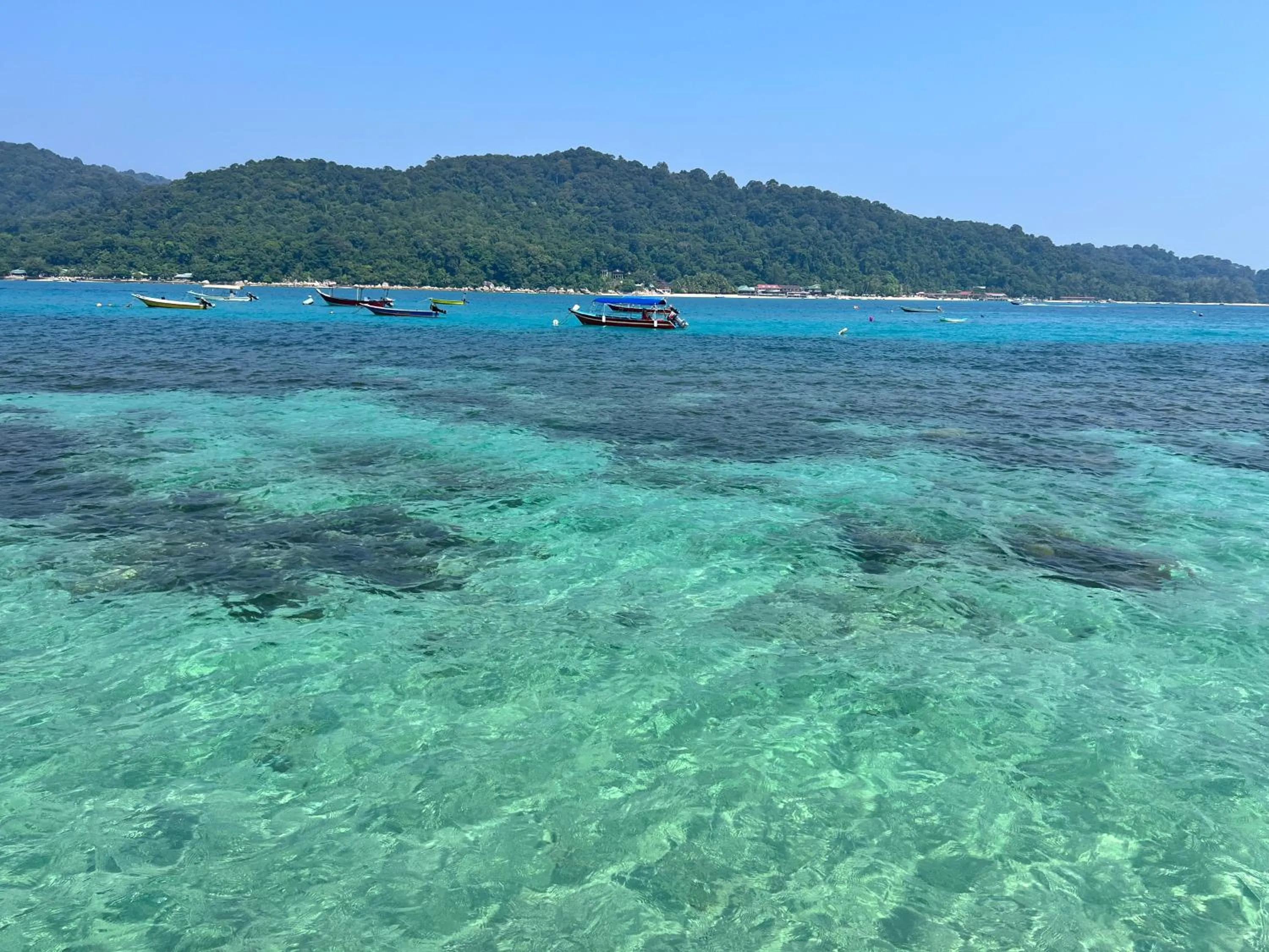 Sea view in Mama's Chalet Pulau Perhentian Besar