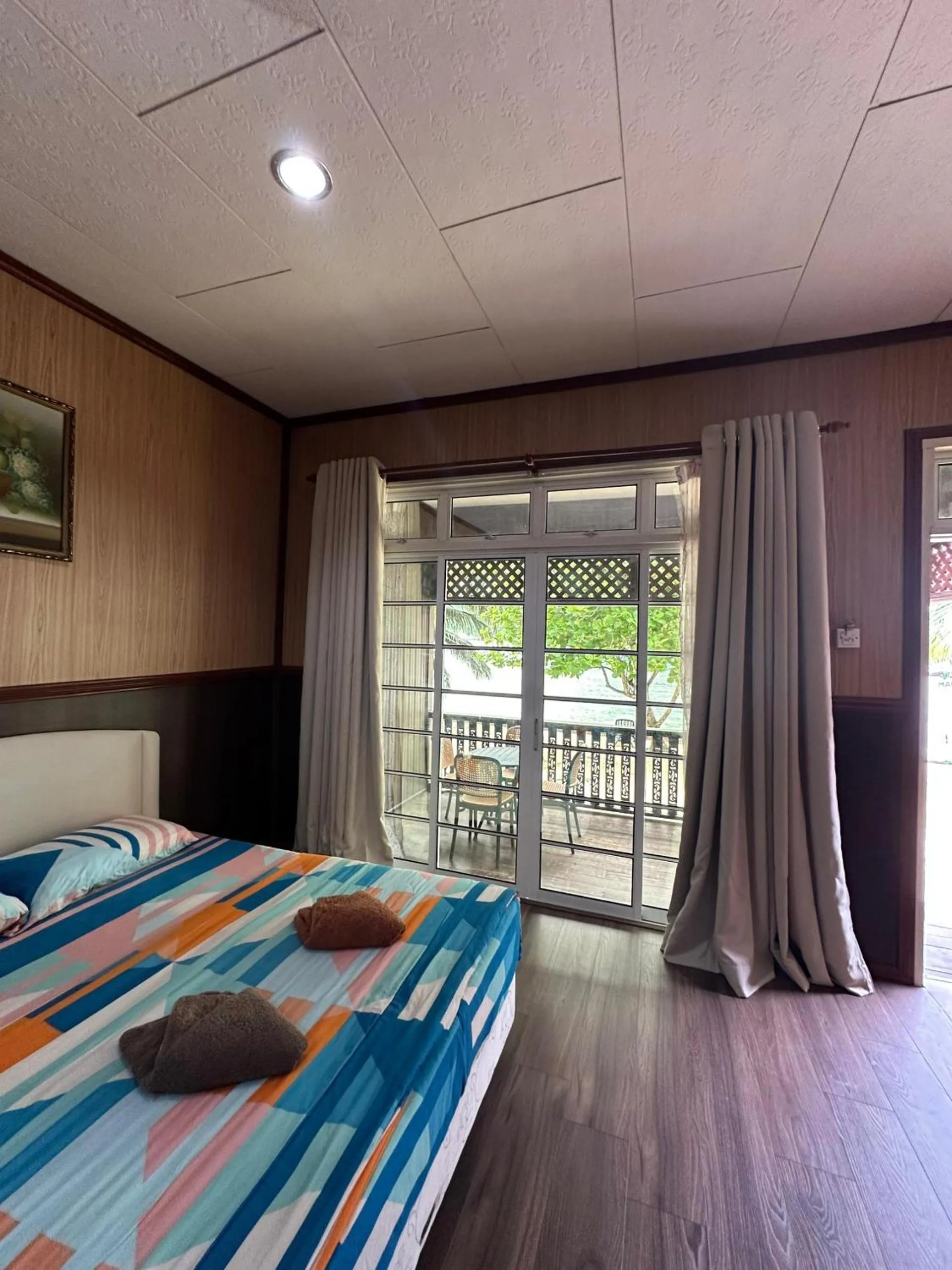 Bed in Mama's Chalet Pulau Perhentian Besar