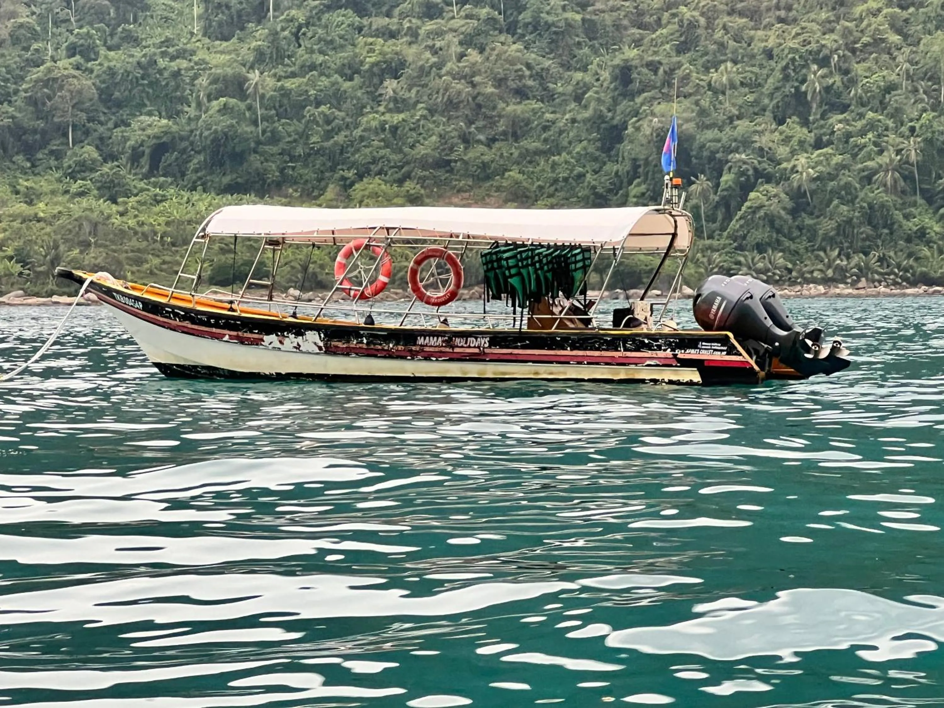 Sea view in Mama's Chalet Pulau Perhentian Besar