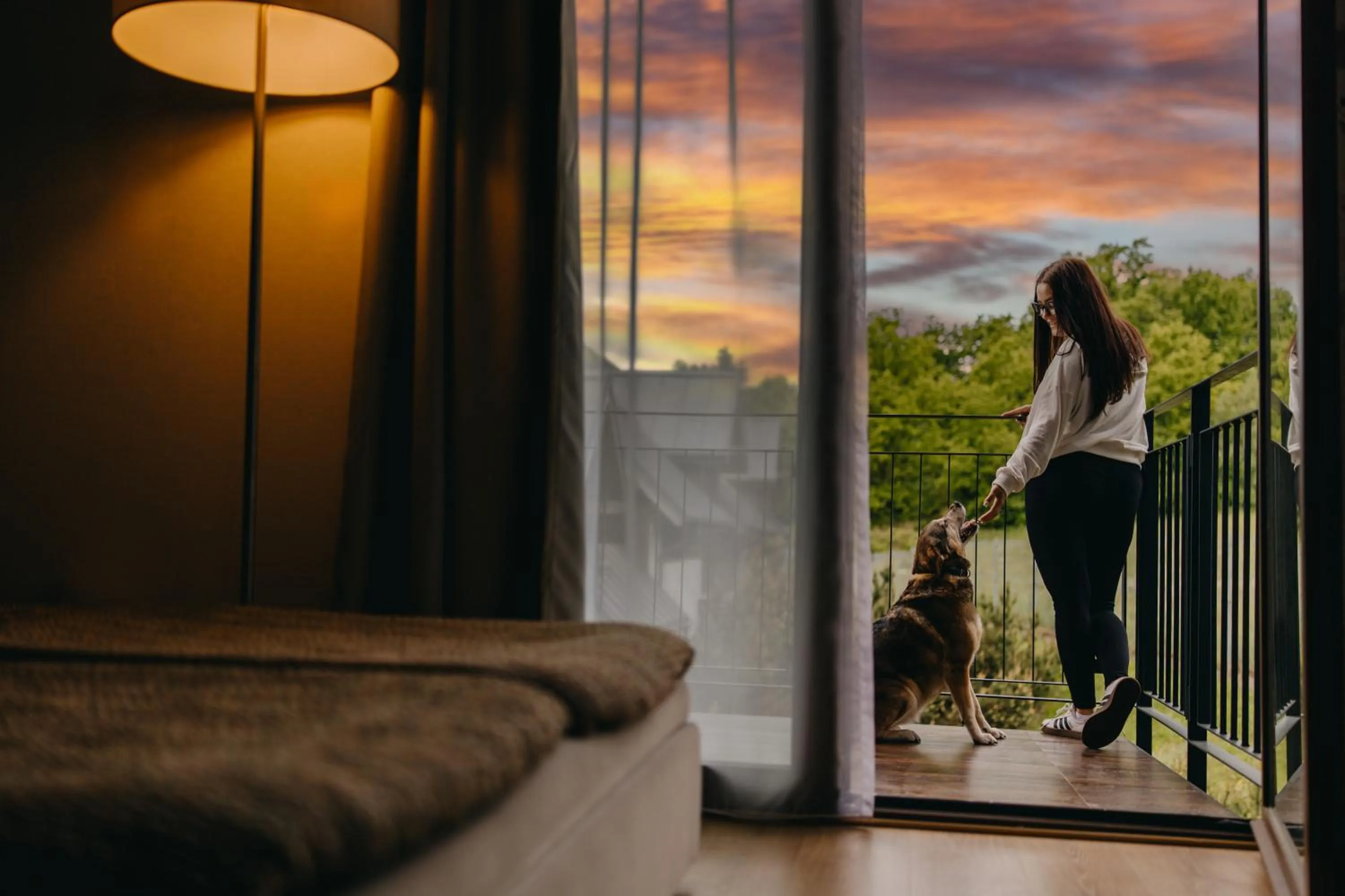 Balcony/Terrace in Osada Śnieżka koło Karpacza