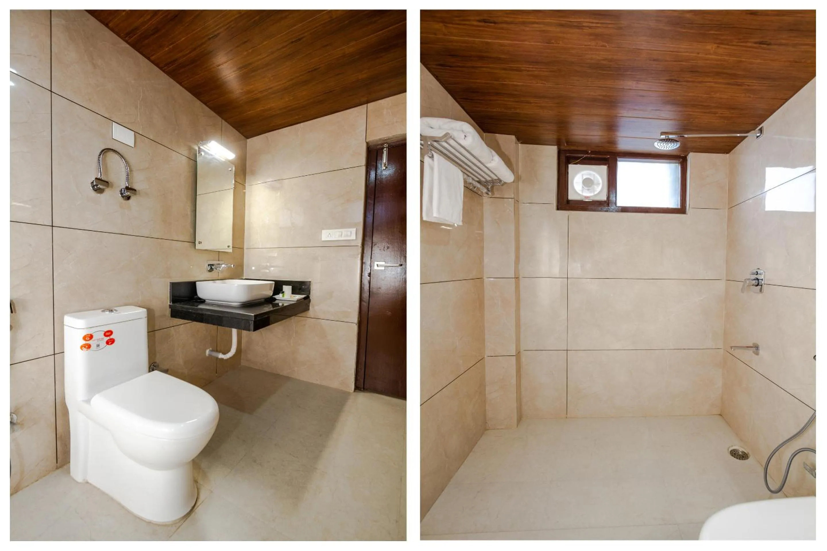 Shower in Tripli Hotels Drilbu Manali