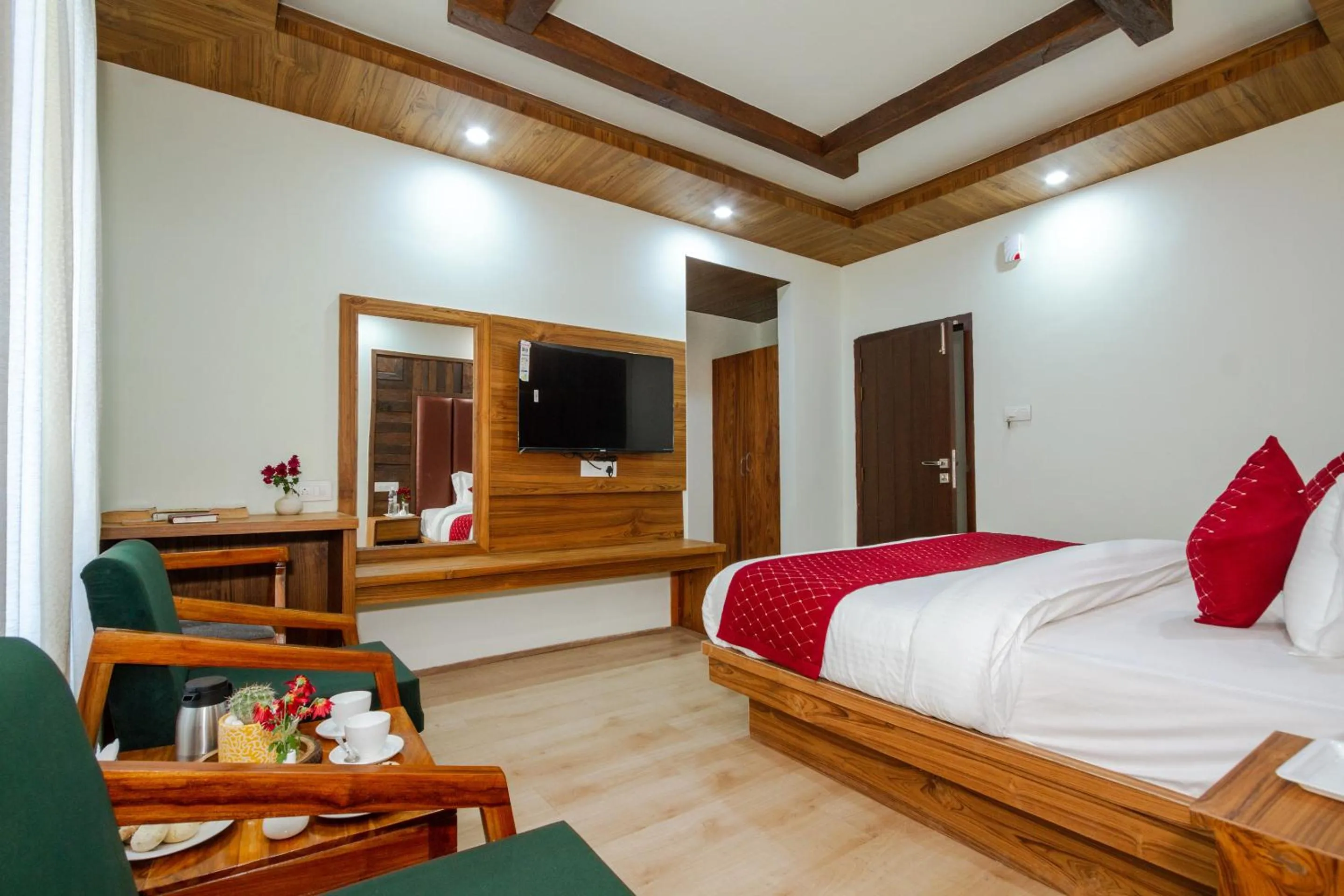 Bed in Tripli Hotels Drilbu Manali