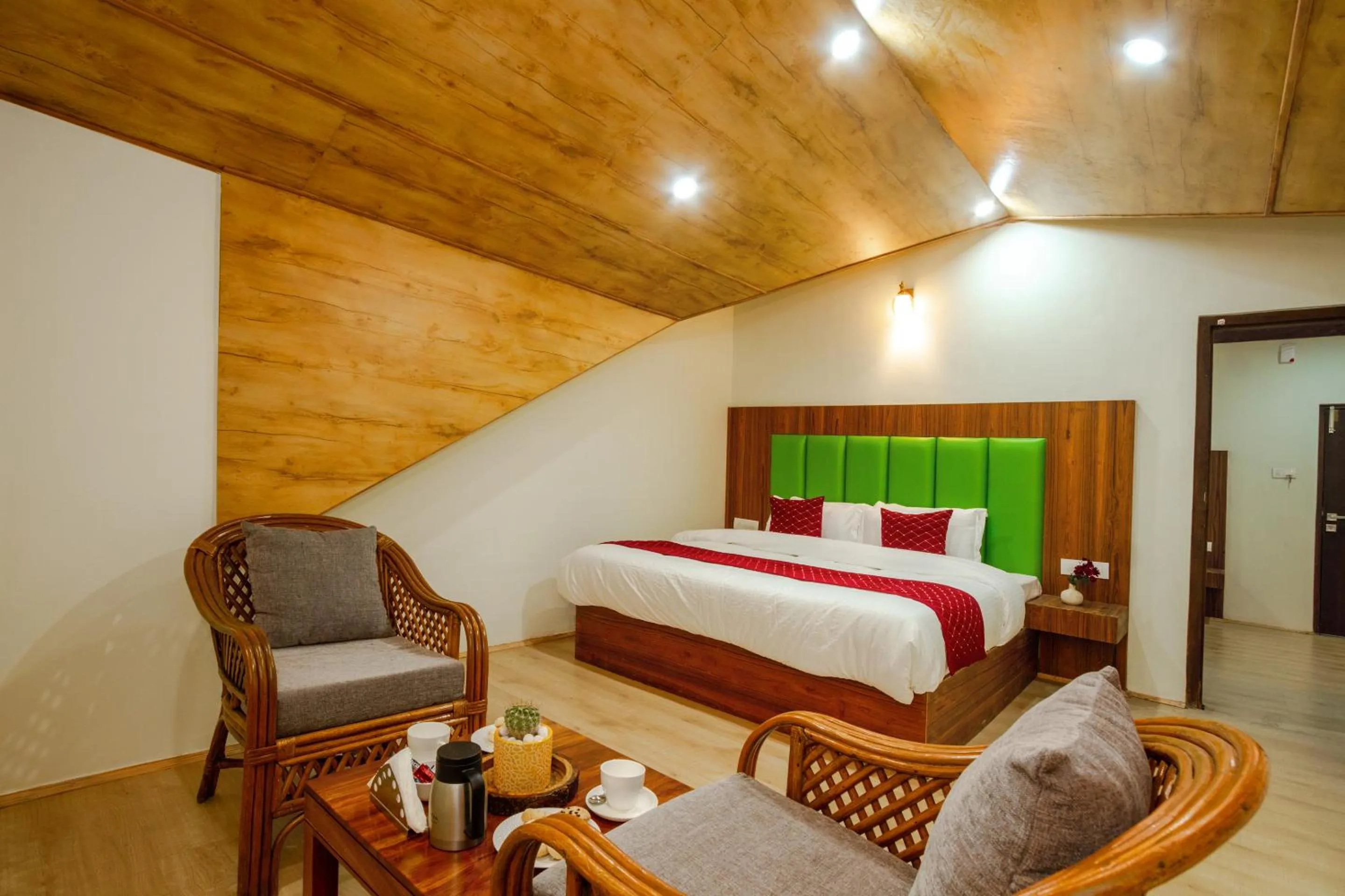 Bed in Tripli Hotels Drilbu Manali