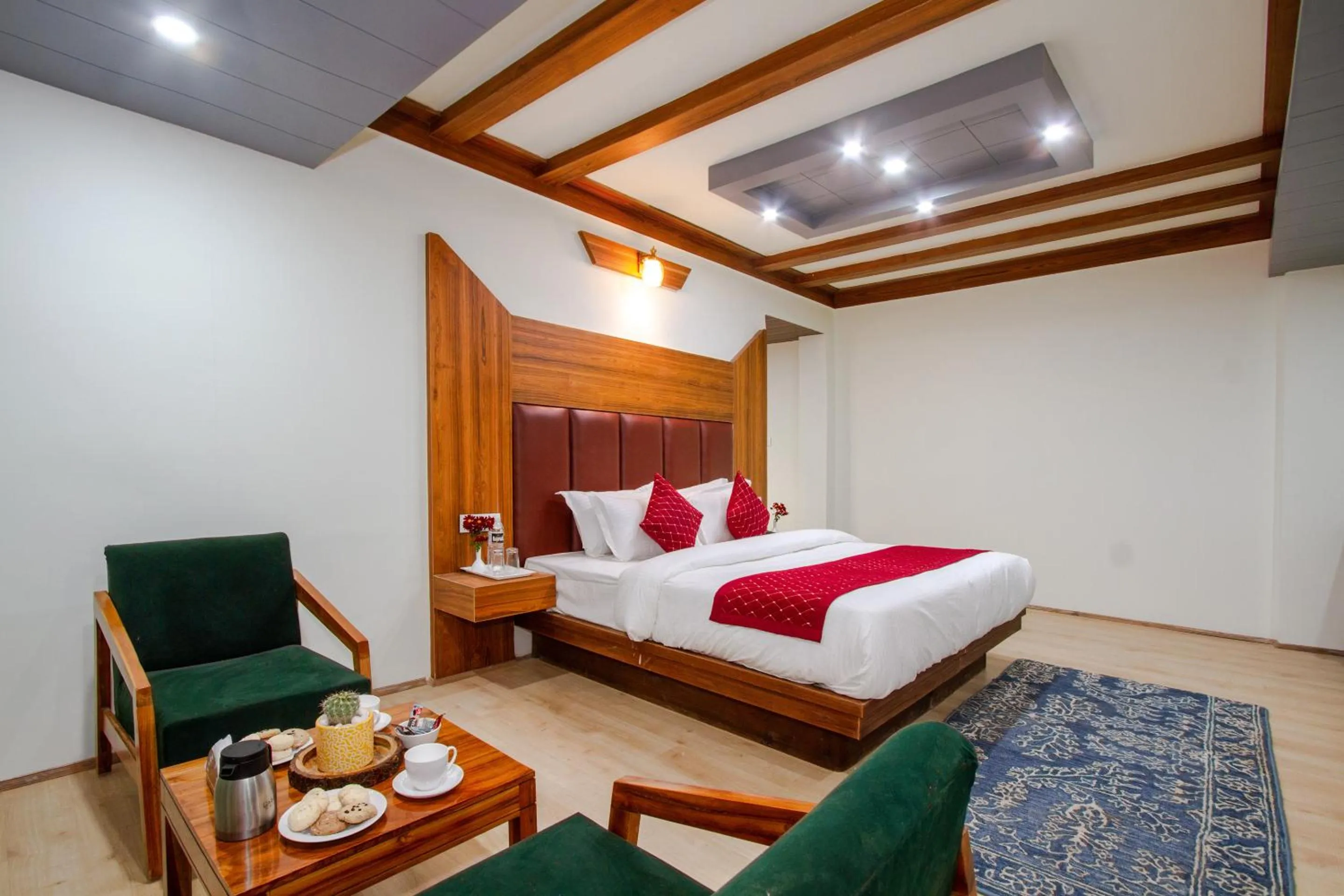 Bed in Tripli Hotels Drilbu Manali