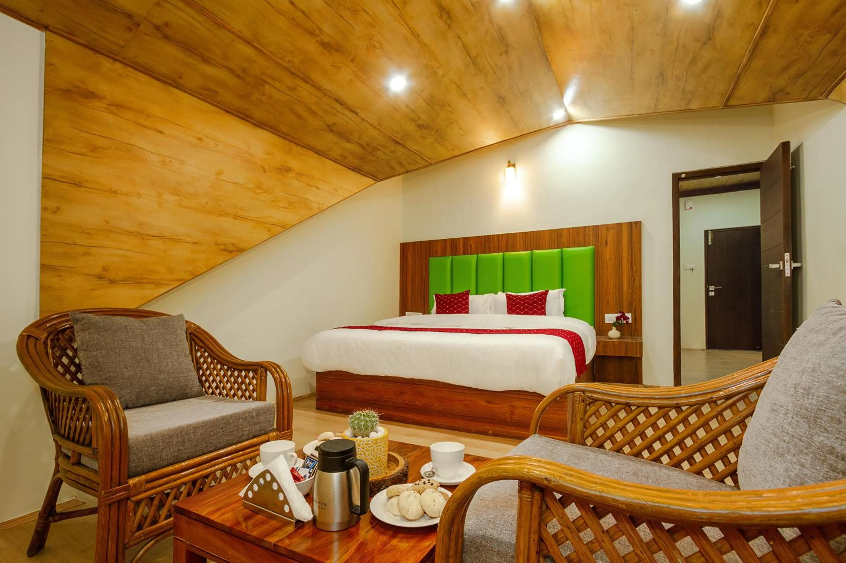 Bed in Tripli Hotels Drilbu Manali