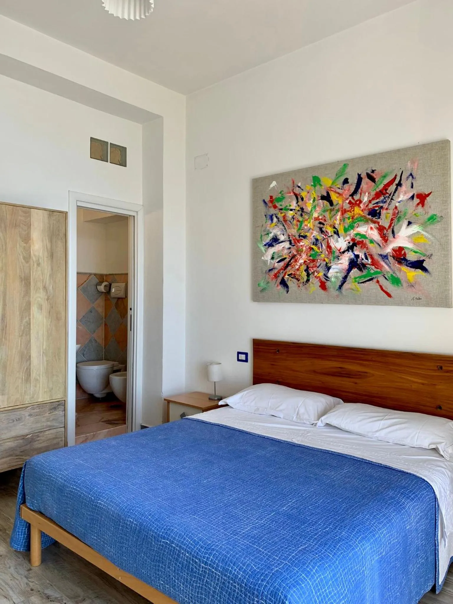 Bedroom, Bed in Mare Blu