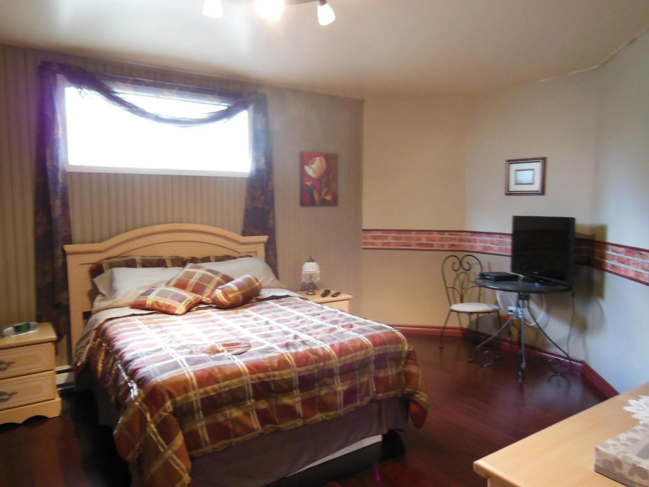 Bed in Gite Du Lac St-Prime