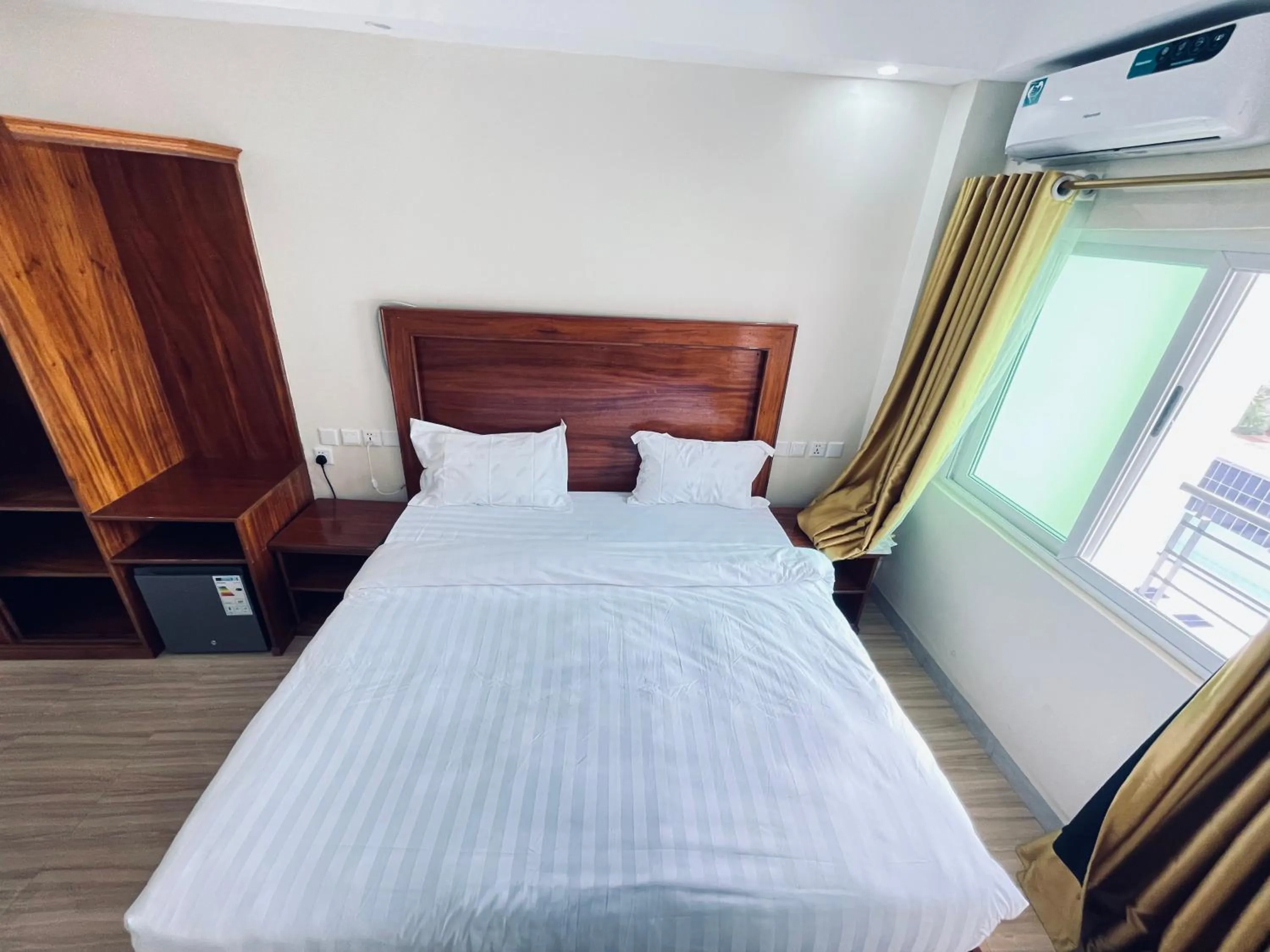 Bed in Pulickal Heights Hotel