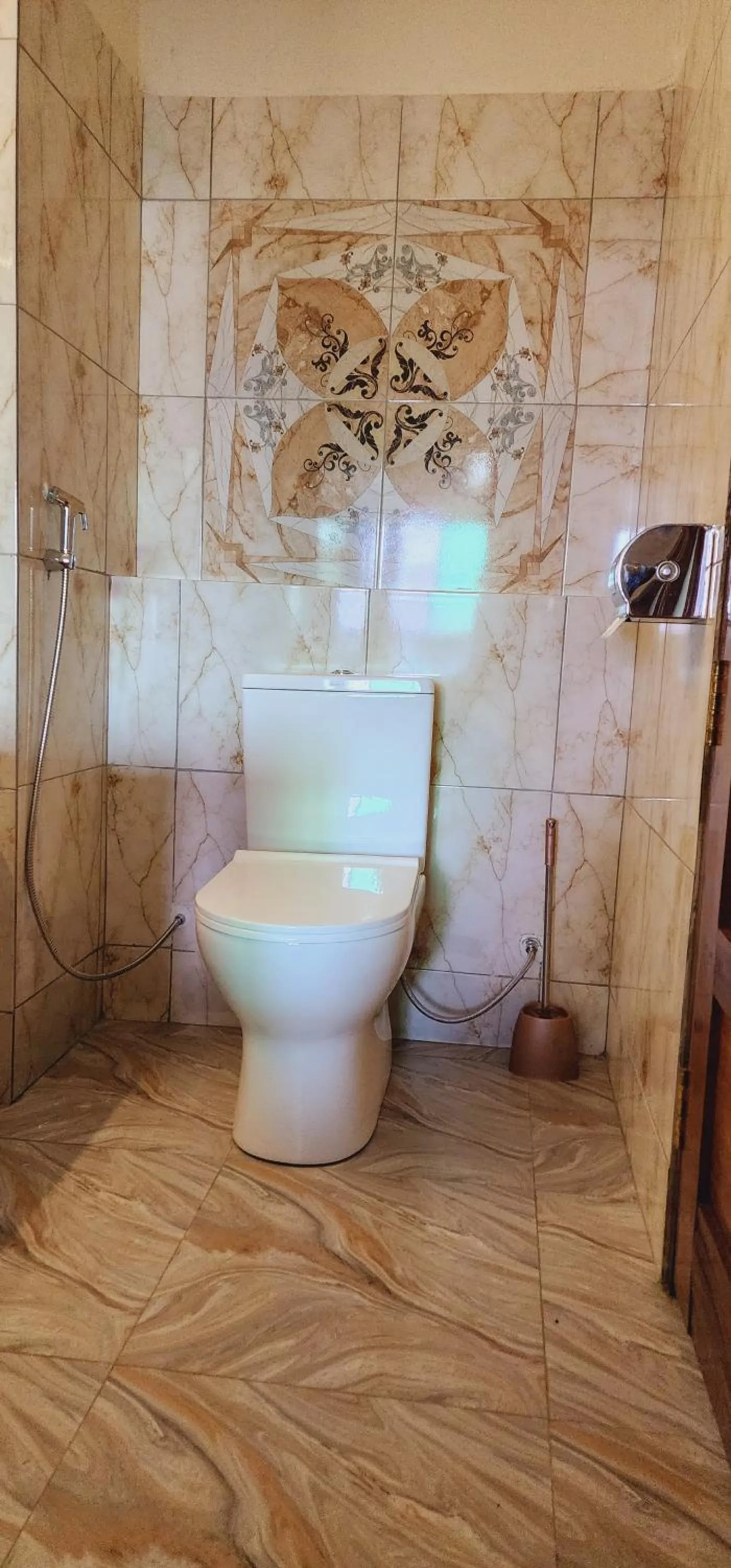 Toilet in Pulickal Heights Hotel