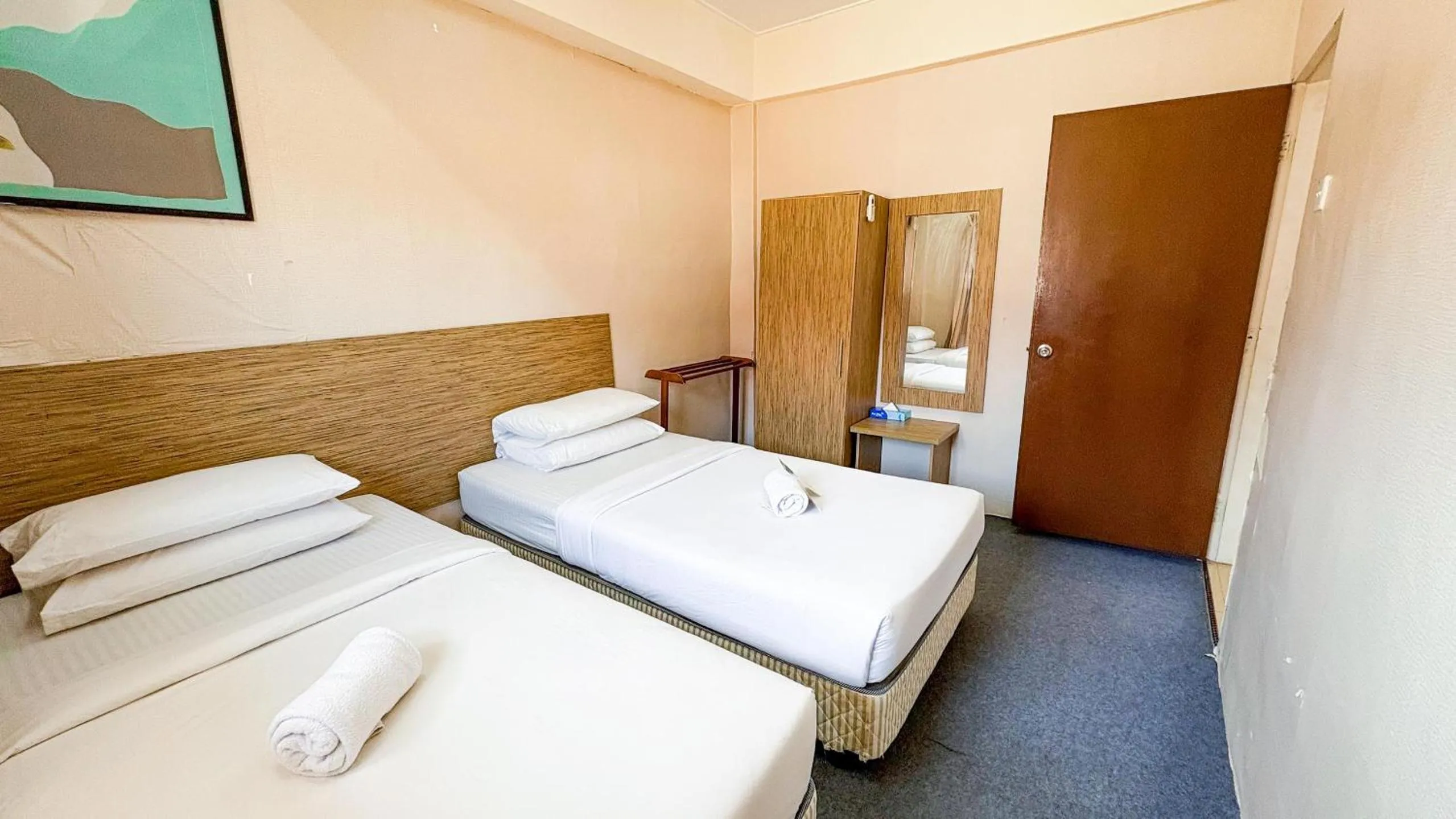 Bed in Lovita Tanjung Bidara Beach Resort