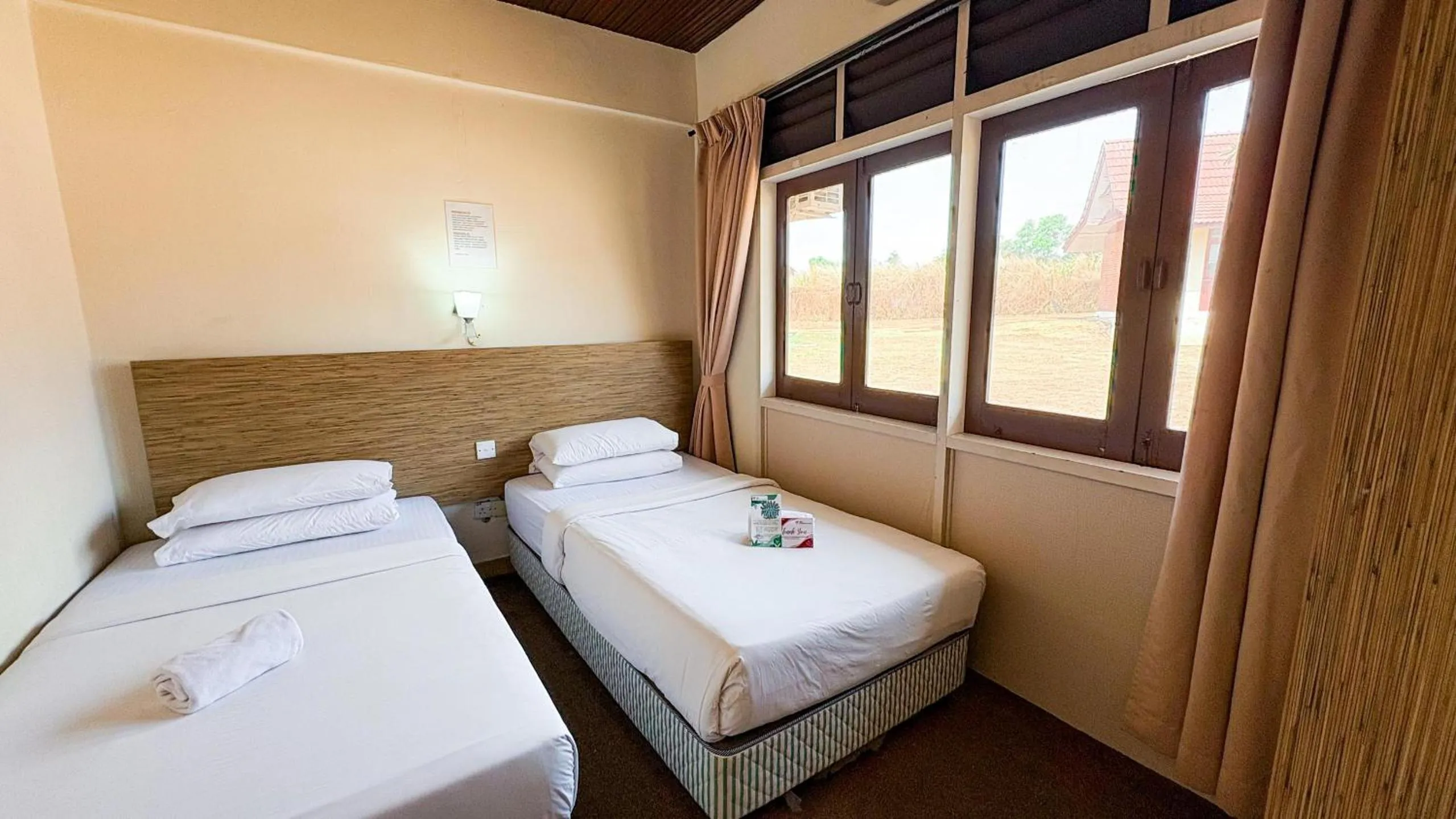 Bed in Lovita Tanjung Bidara Beach Resort