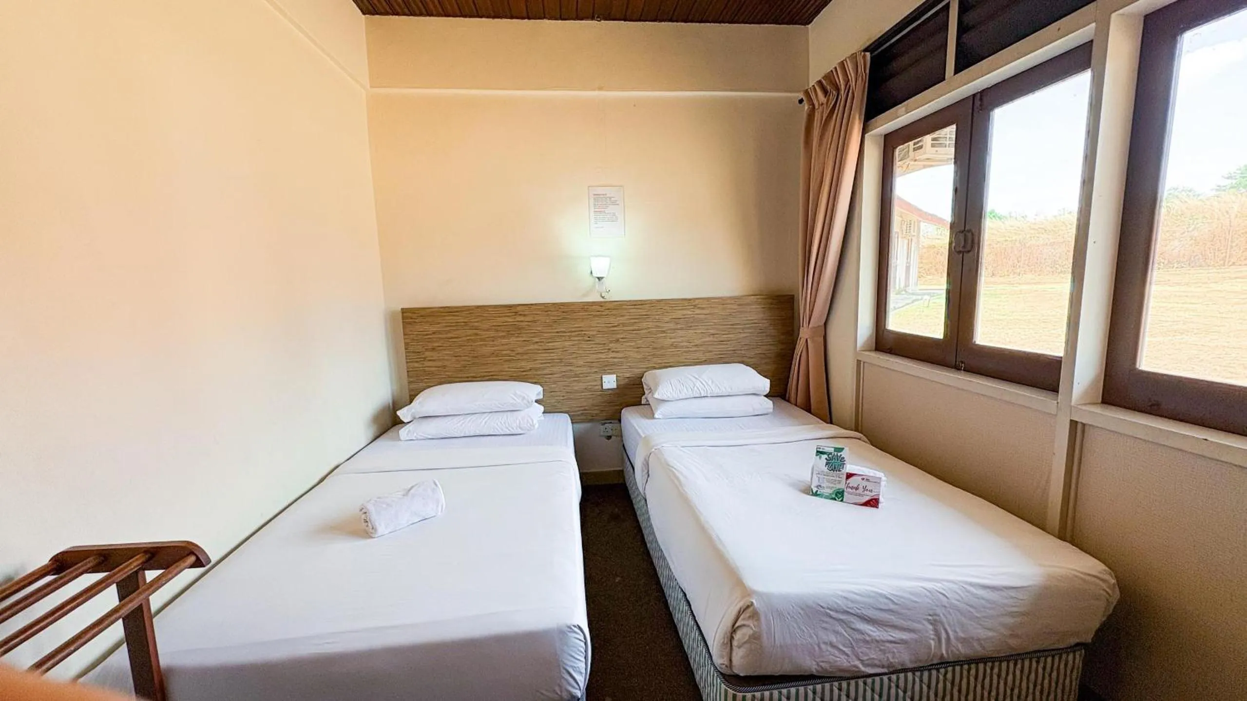 Bed in Lovita Tanjung Bidara Beach Resort