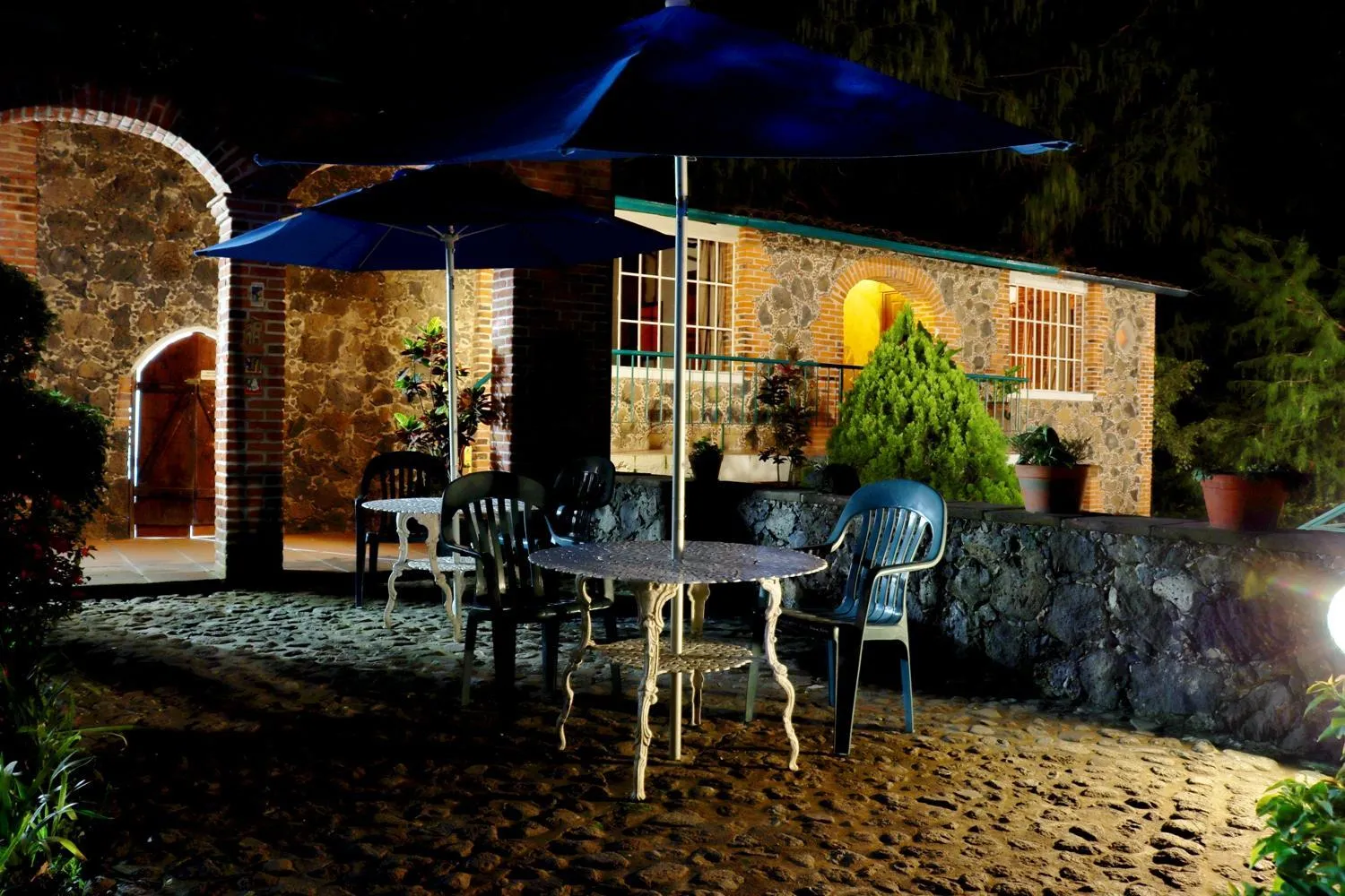 Patio in Hotel La Posada del Valle