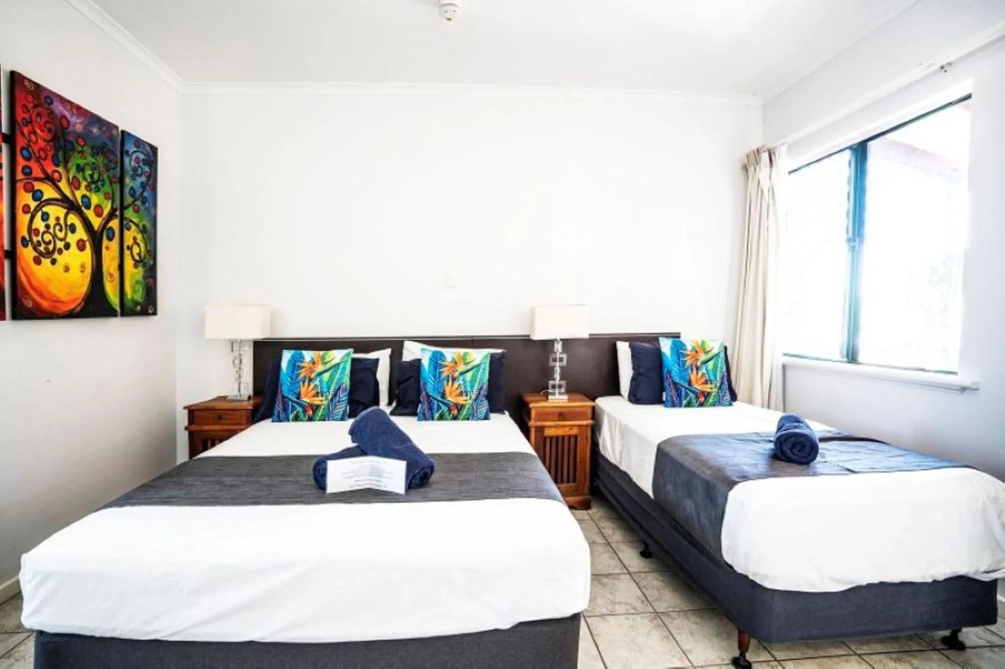 Bed in Kimberley Croc Motel