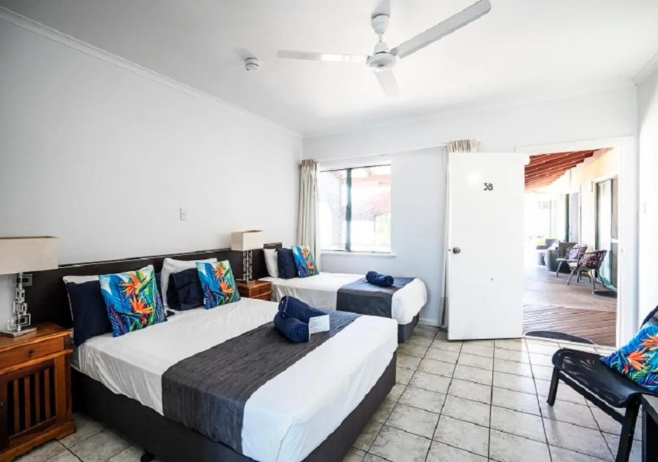 Bed in Kimberley Croc Motel