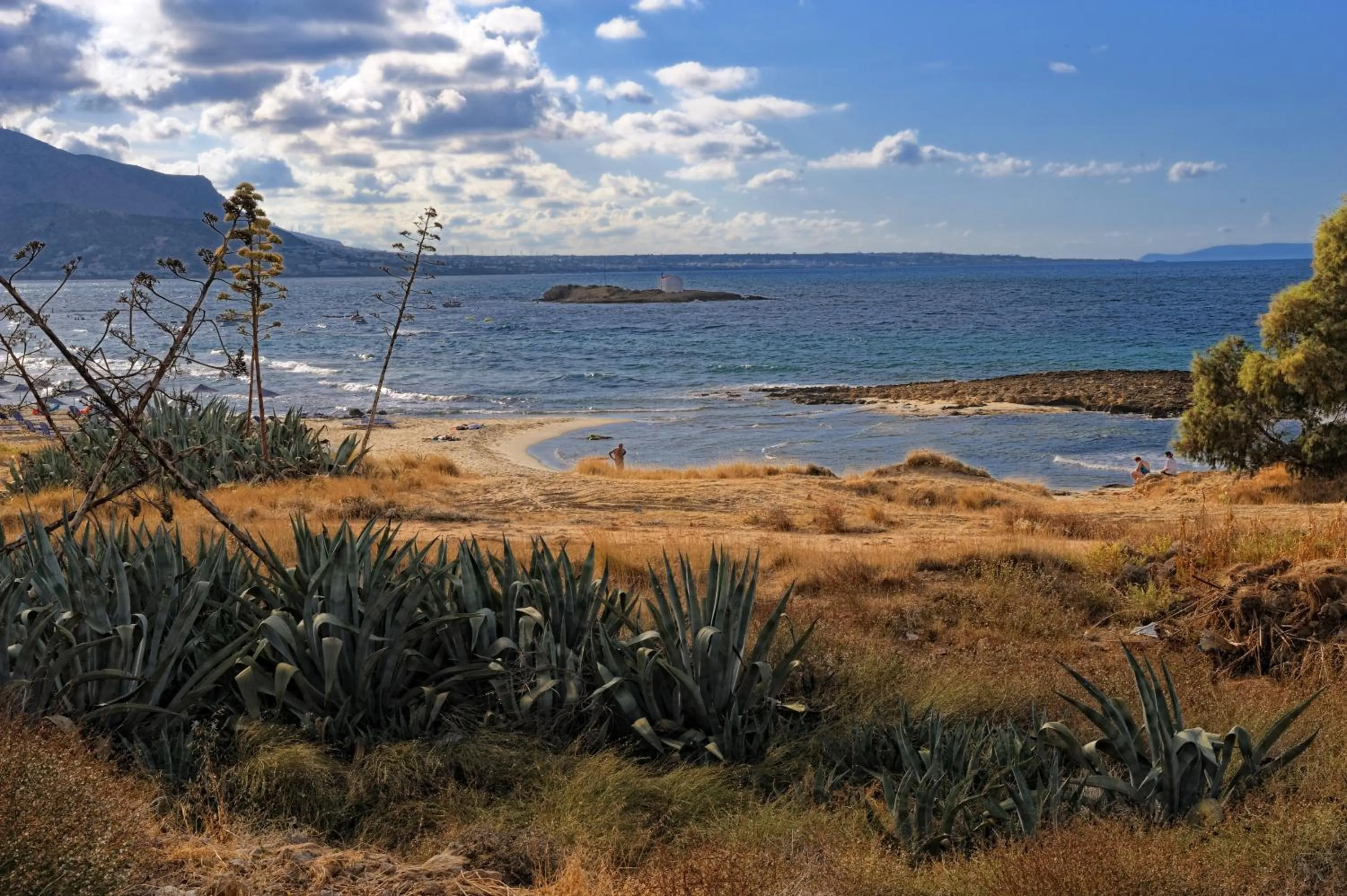 Beach in Pyrgos Blue