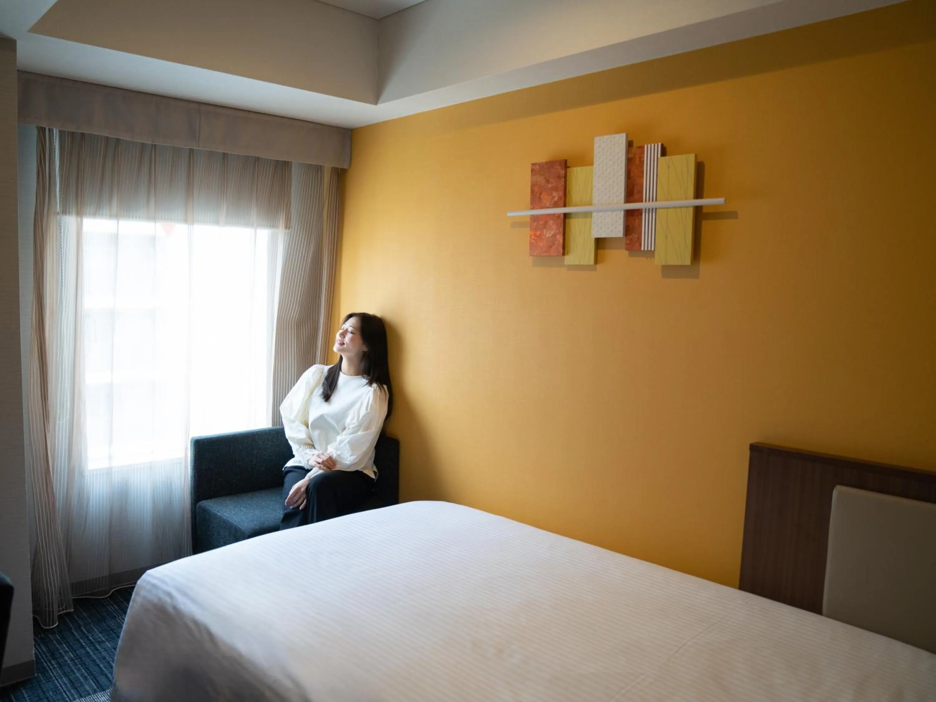 Photo of the whole room, Bed in ibis Styles Kyoto Shijo