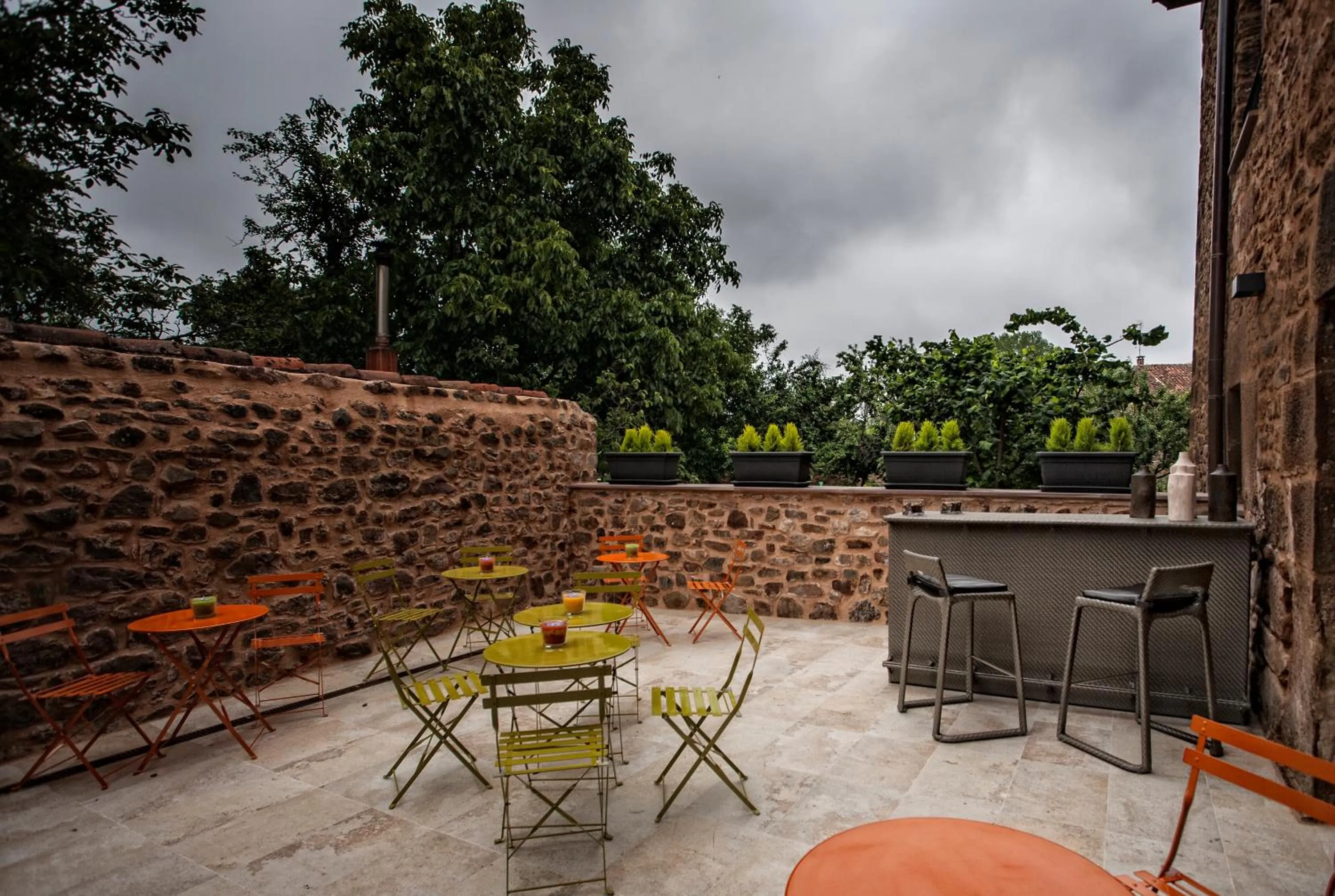 Patio in Hotel Pura Vida