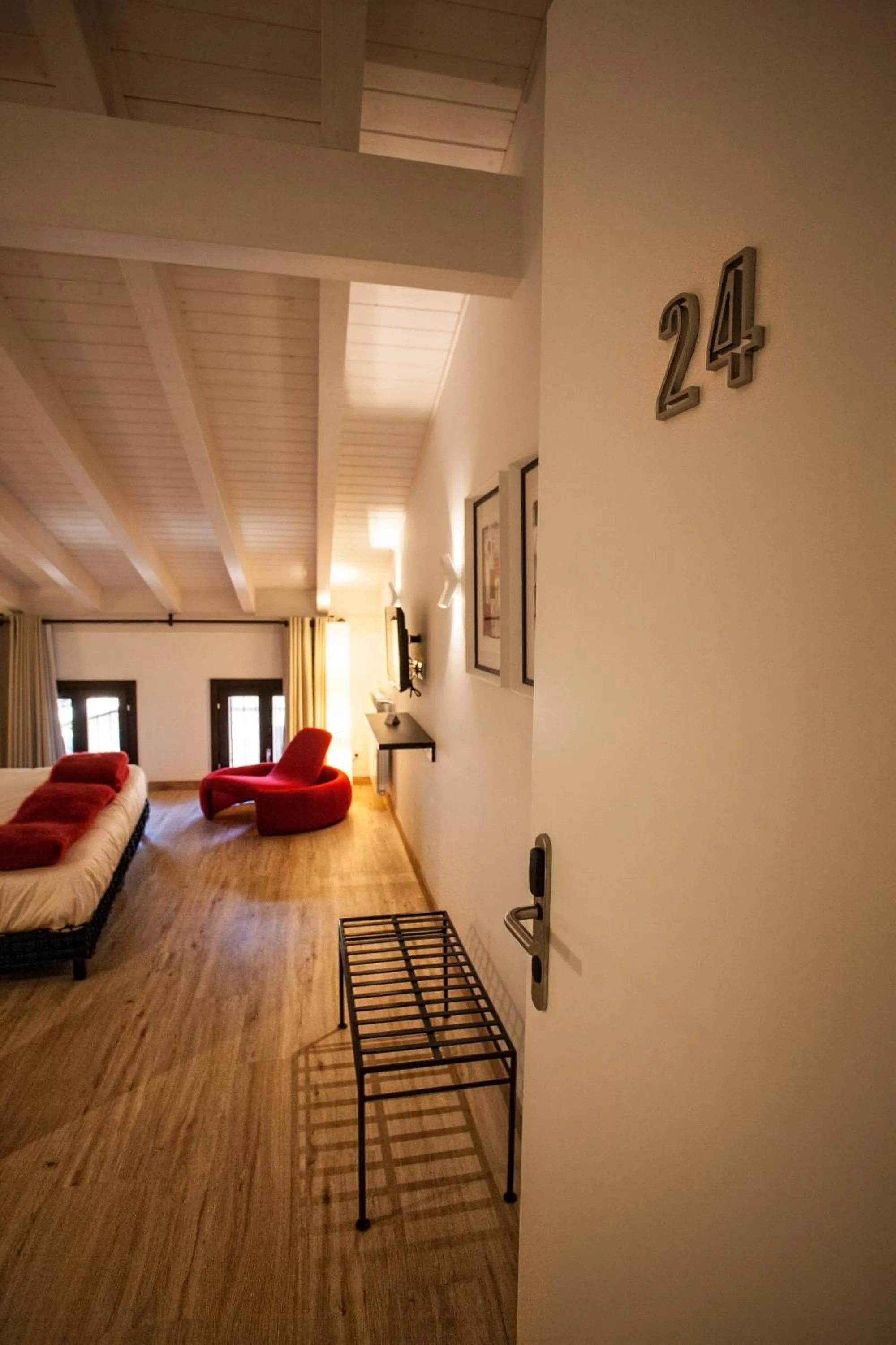 Decorative detail, Bed in Hotel Pura Vida