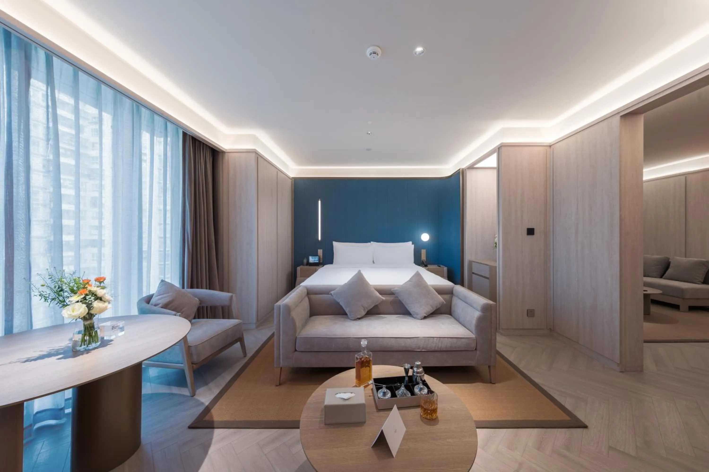 Bed in Crystal Orange Hotel - Shenzhen Nanshan Xinhaofang Branch