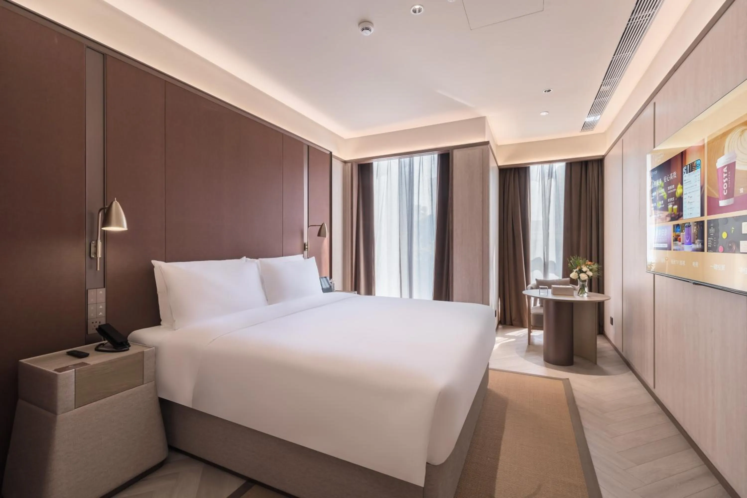 Bed in Crystal Orange Hotel - Shenzhen Nanshan Xinhaofang Branch