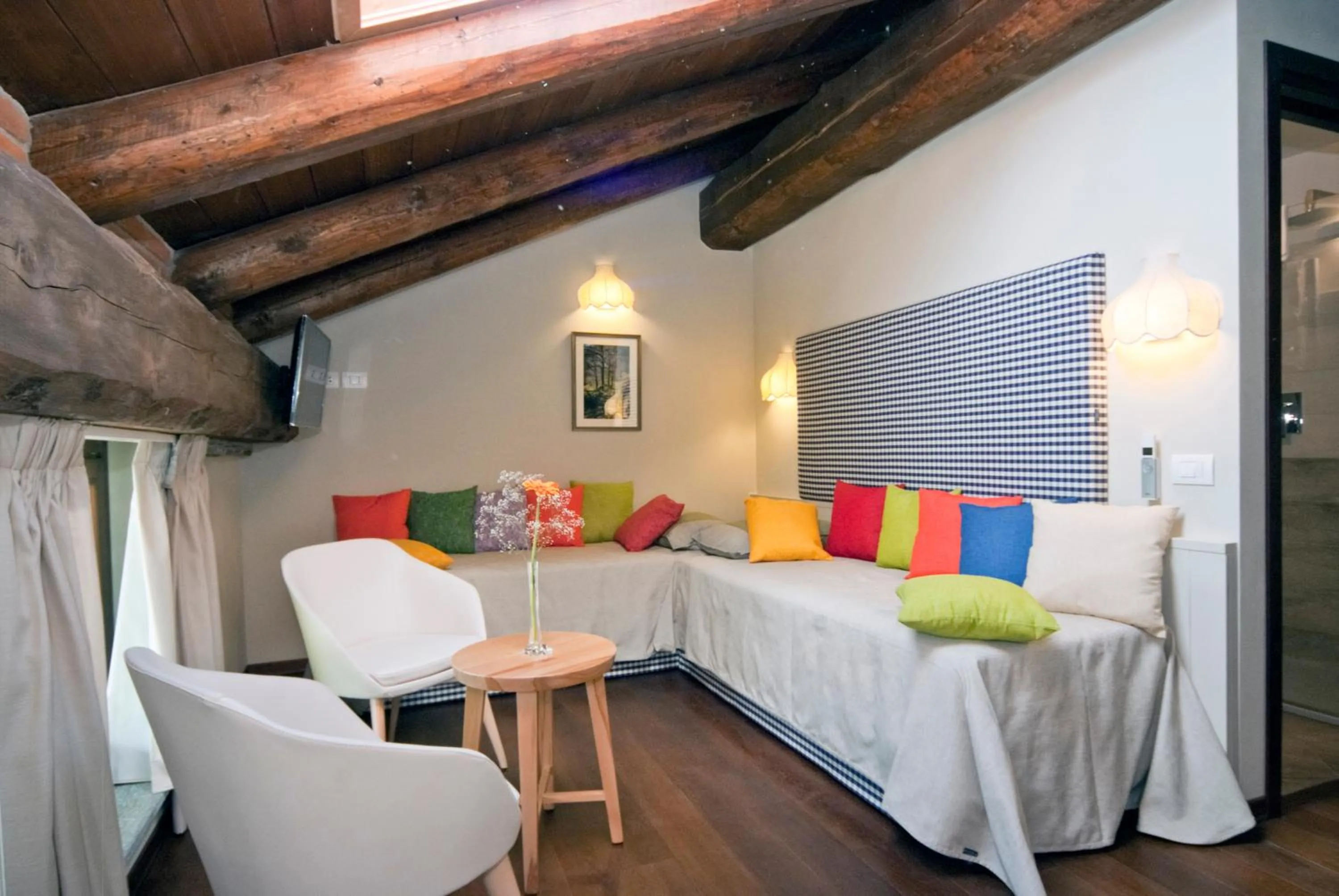 View (from property/room), Bed in Il Falco E La Volpe