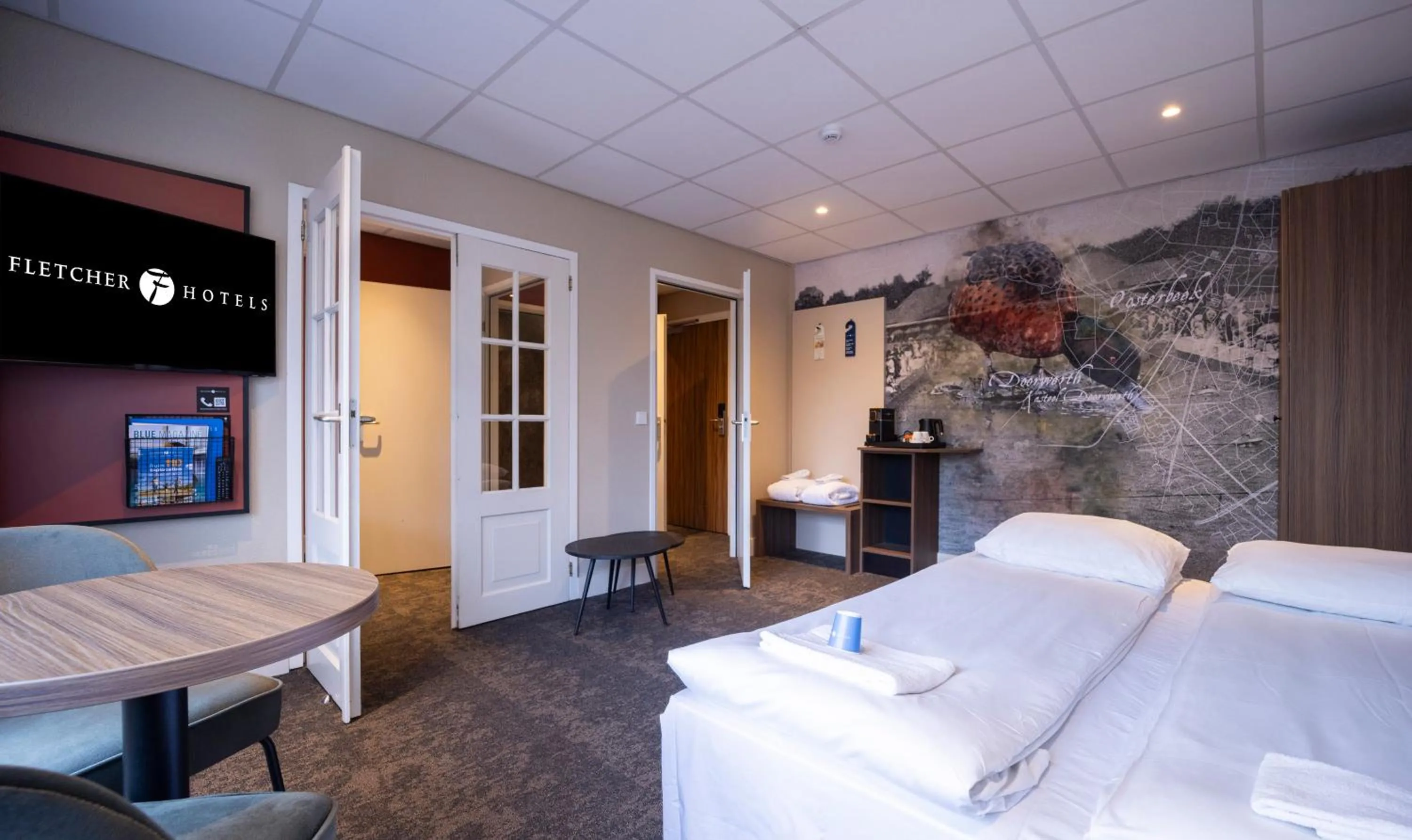 Bedroom, Bed in Fletcher Hotel Restaurant Doorwerth - Arnhem