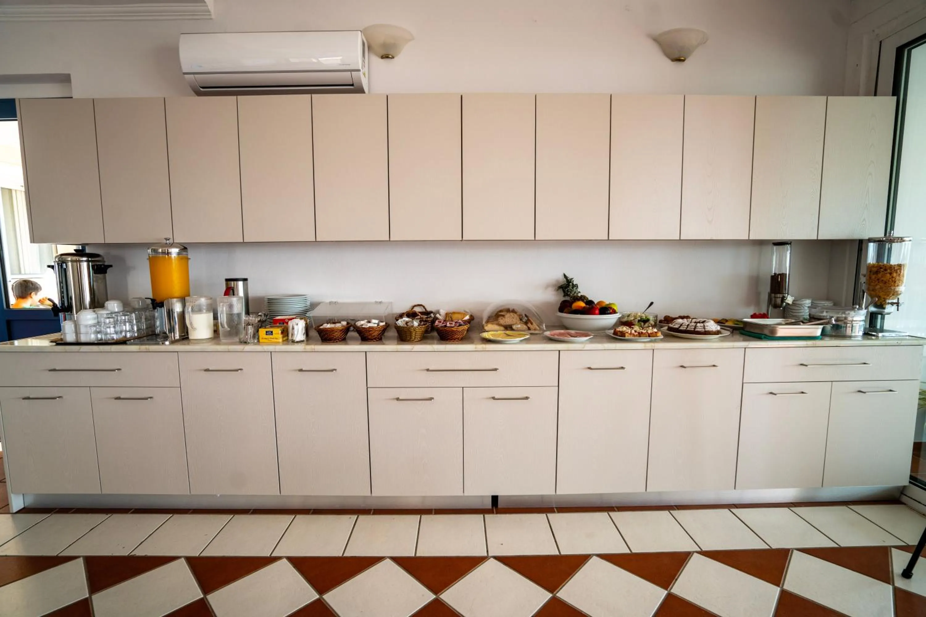 Buffet breakfast in Ionio Hotel