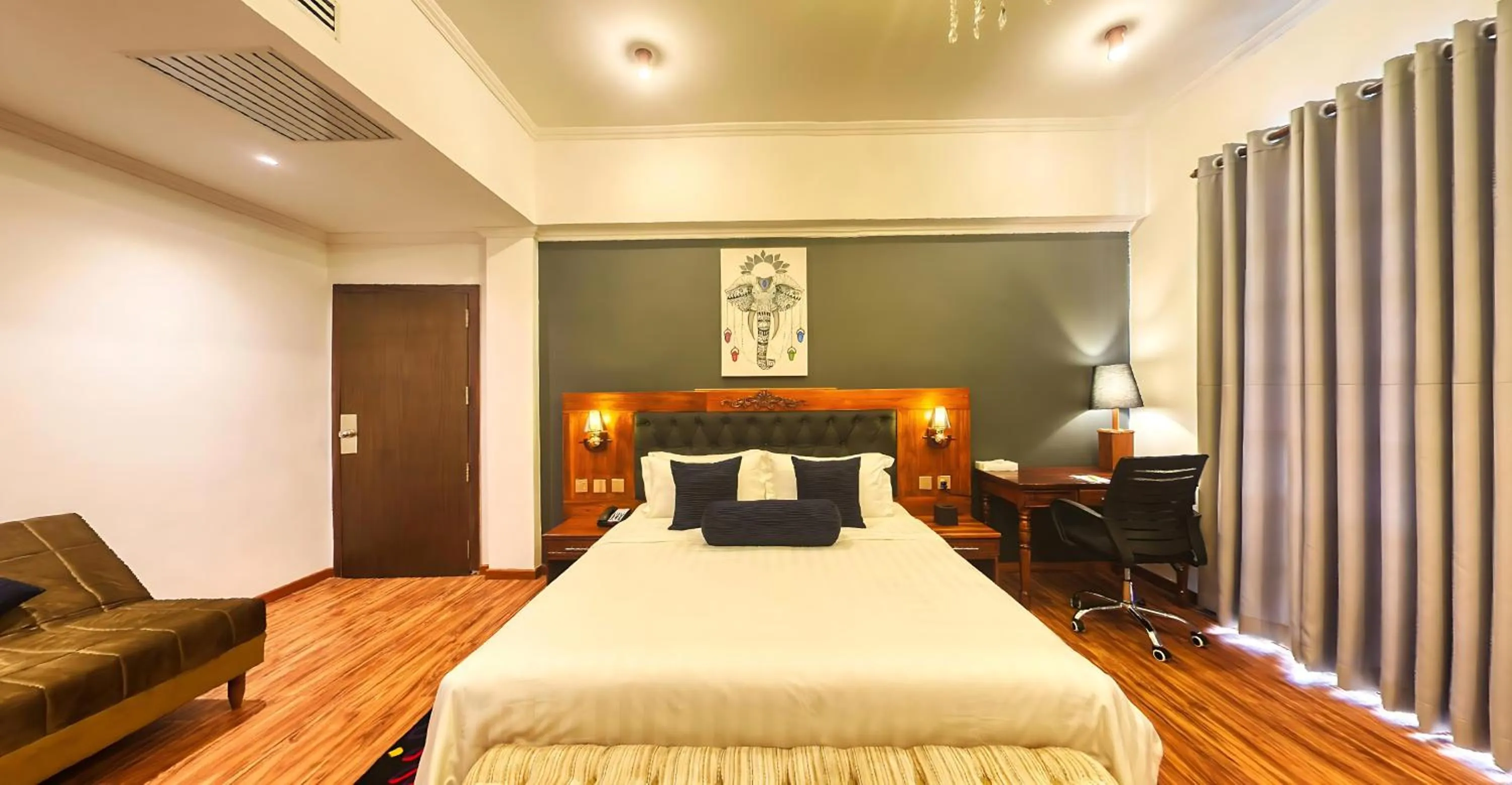 Bed in Covanro Sigiriya - Where Heritage Meets Luxury