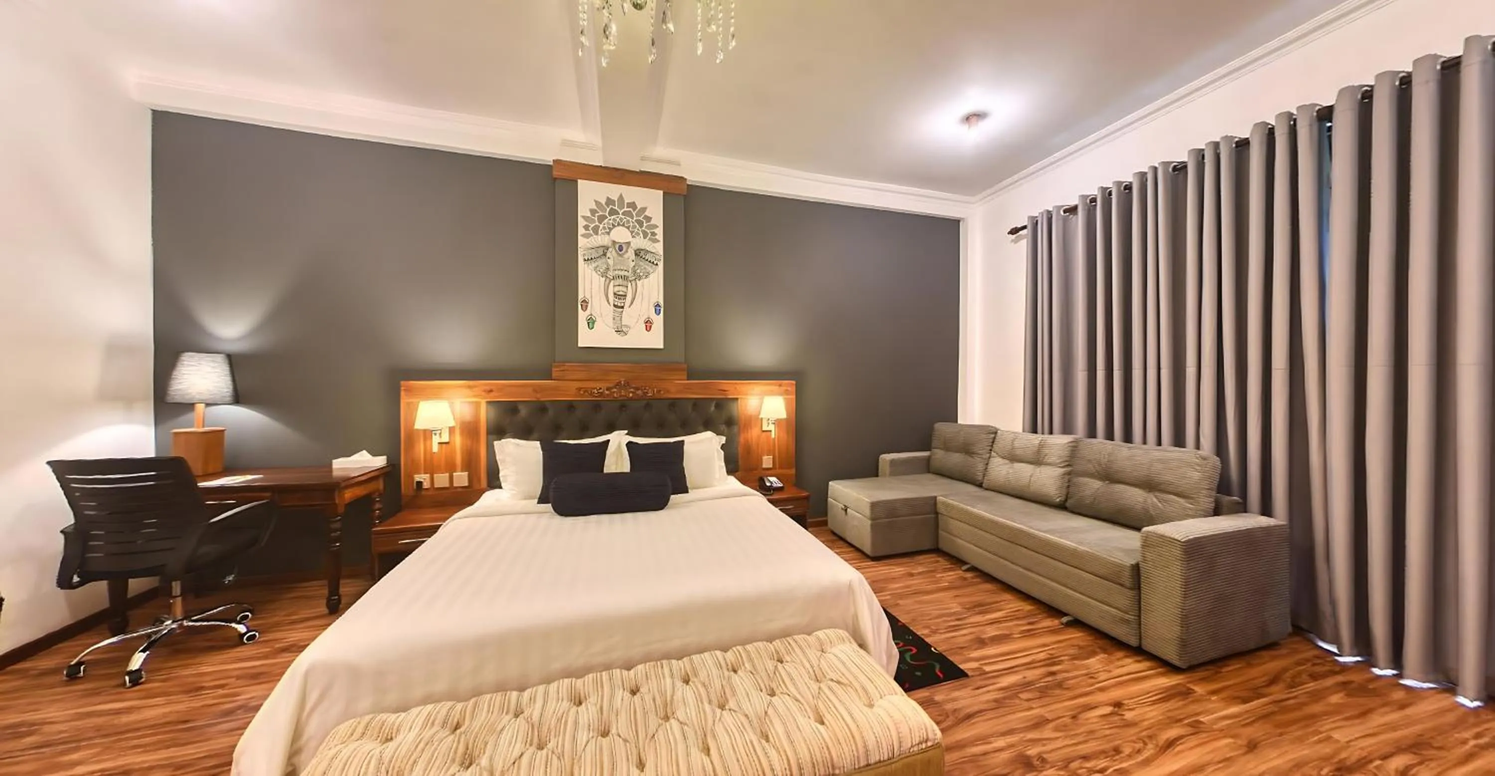 Bed in Covanro Sigiriya - Where Heritage Meets Luxury