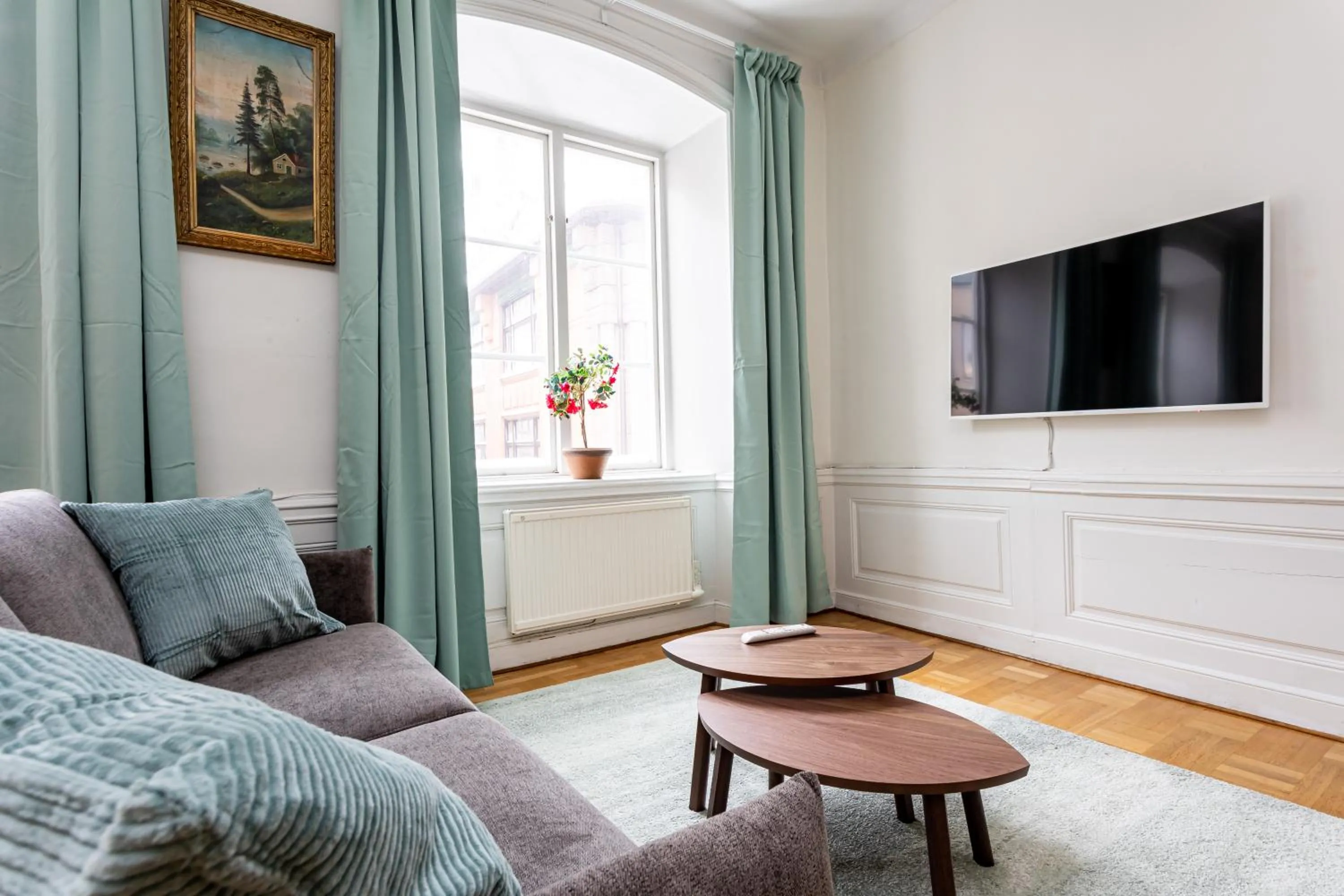 Living room in ApartDirect Gamla Stan II