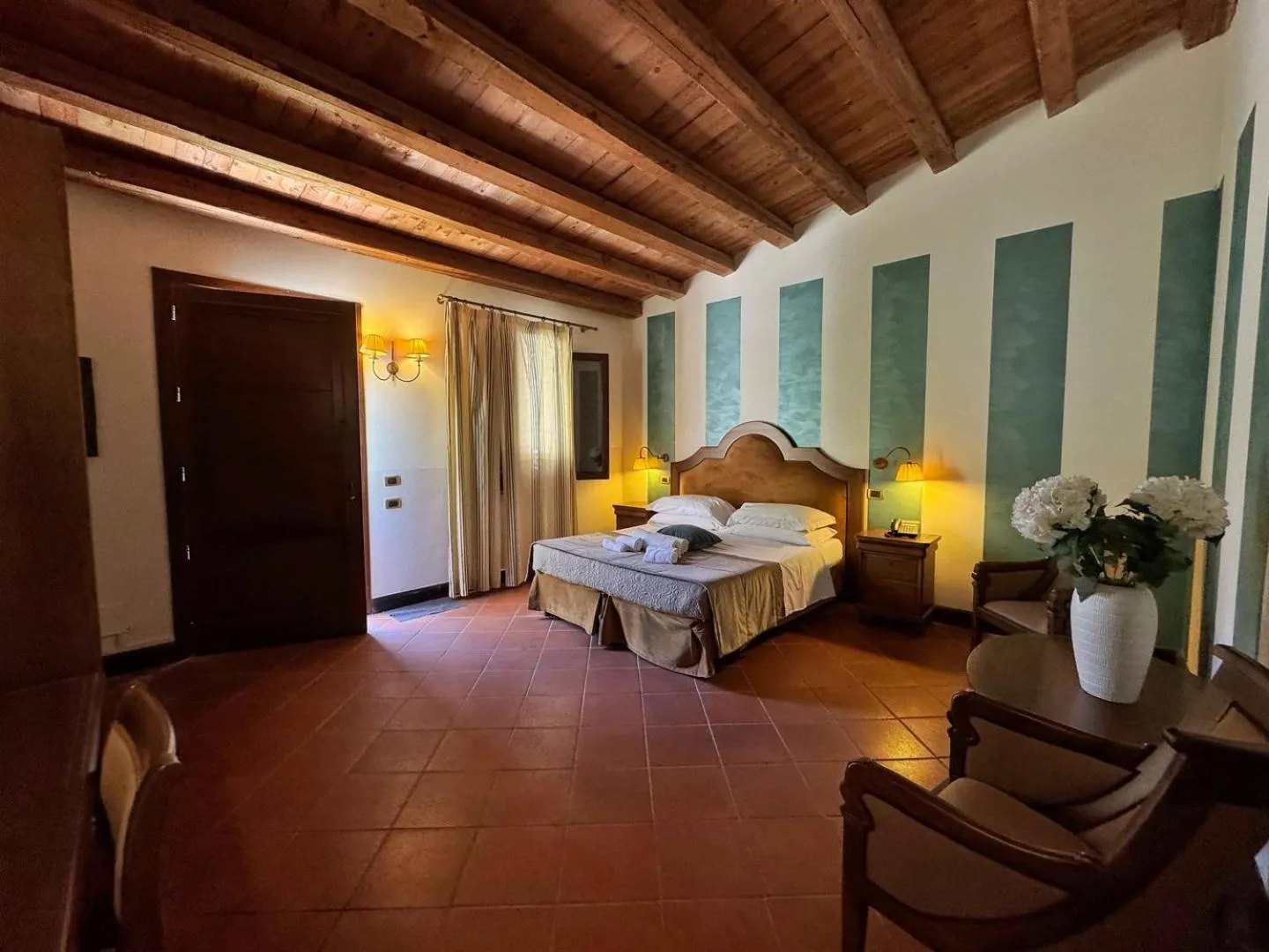 Bed in Villa Lampedusa