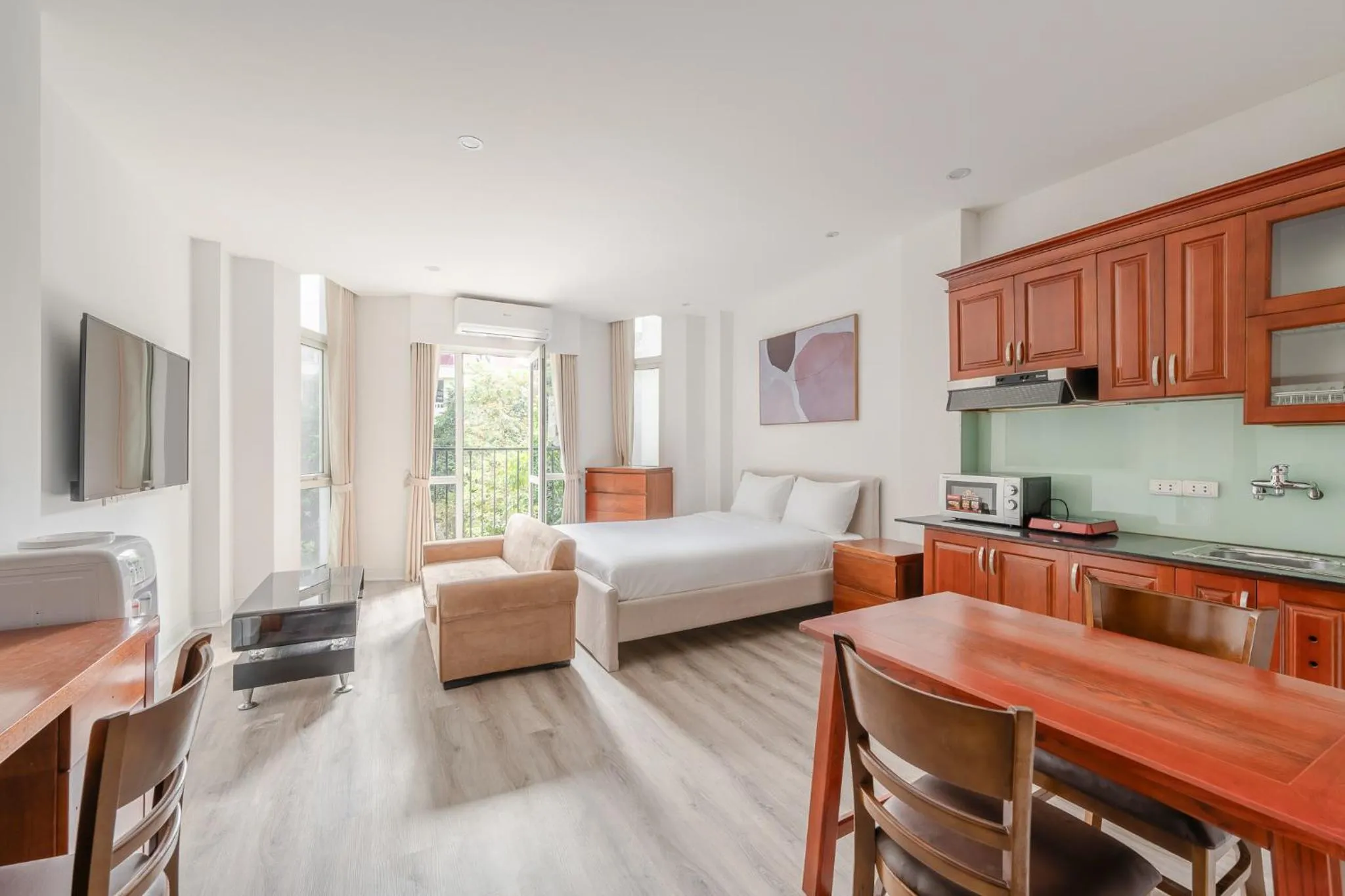 Living room, Bed in Dom's Residence Hanoi