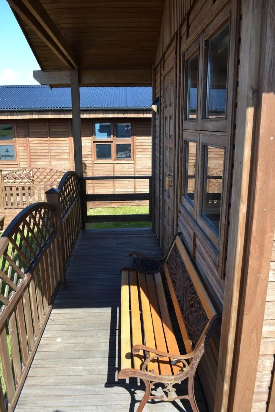 Patio in Framtid Apartments and Holiday Homes