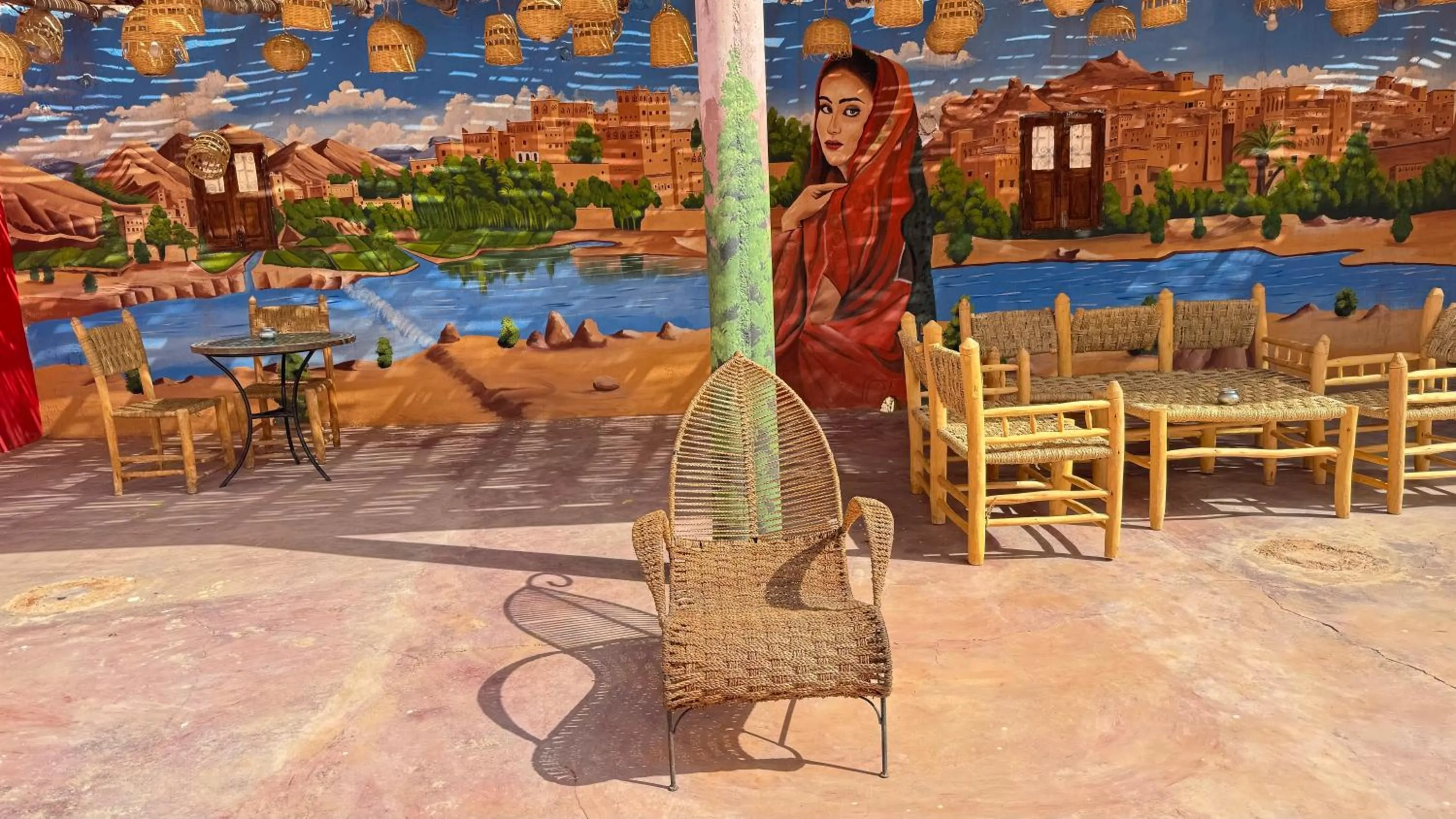 Natural landscape in Kasbah Tigmi El Janoub