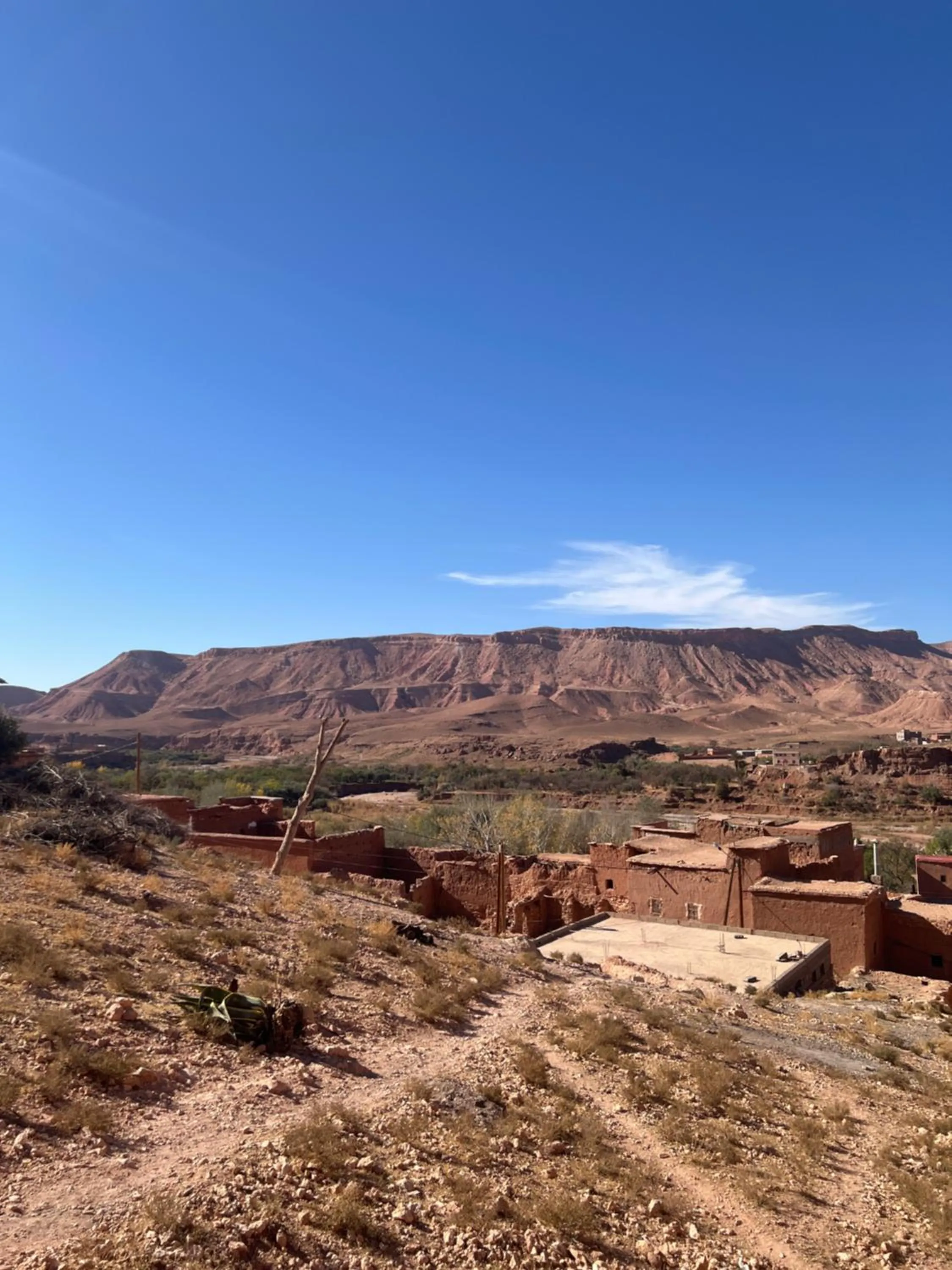 Balcony/Terrace in Kasbah Tigmi El Janoub