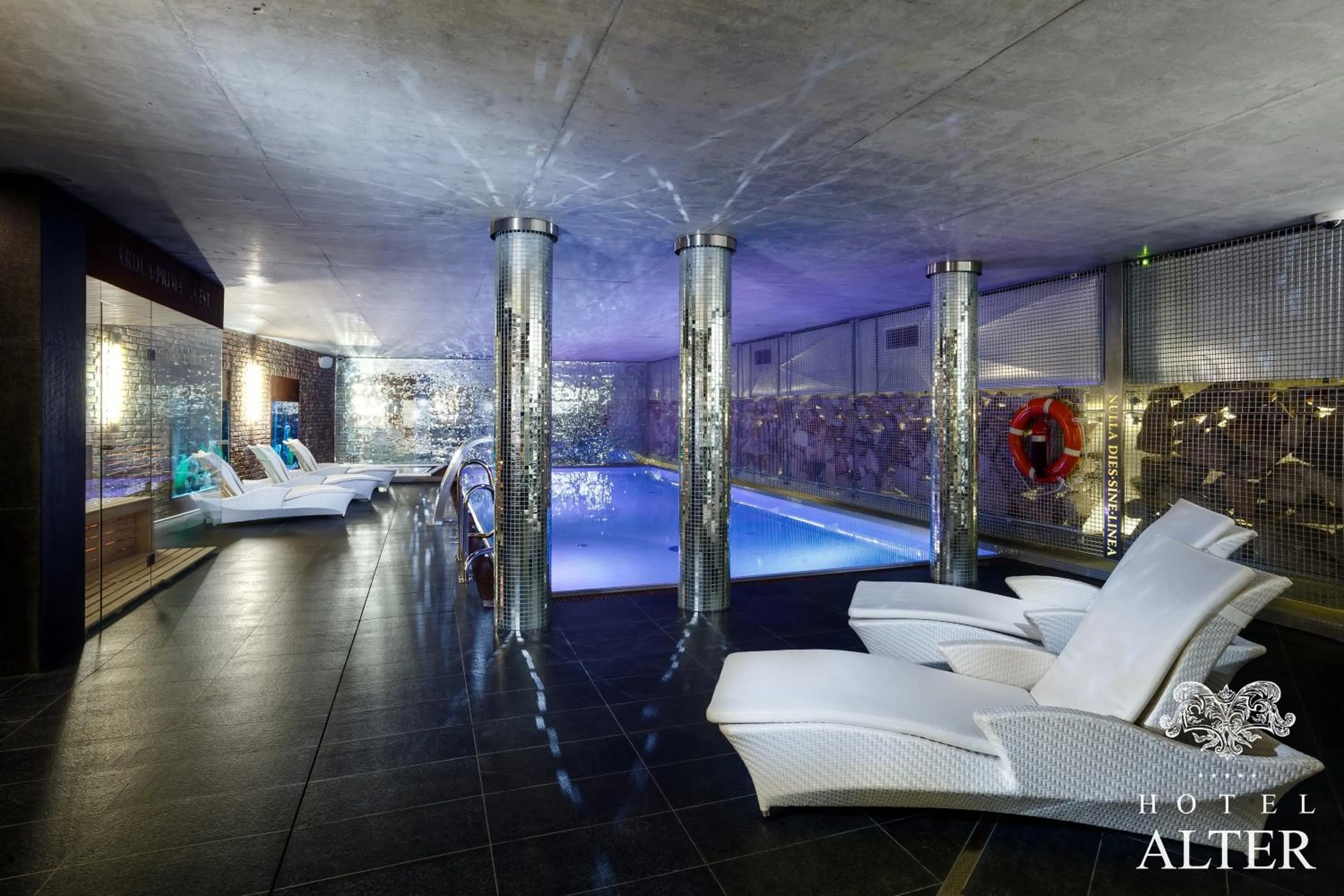 Hot Tub in Hotel Alter