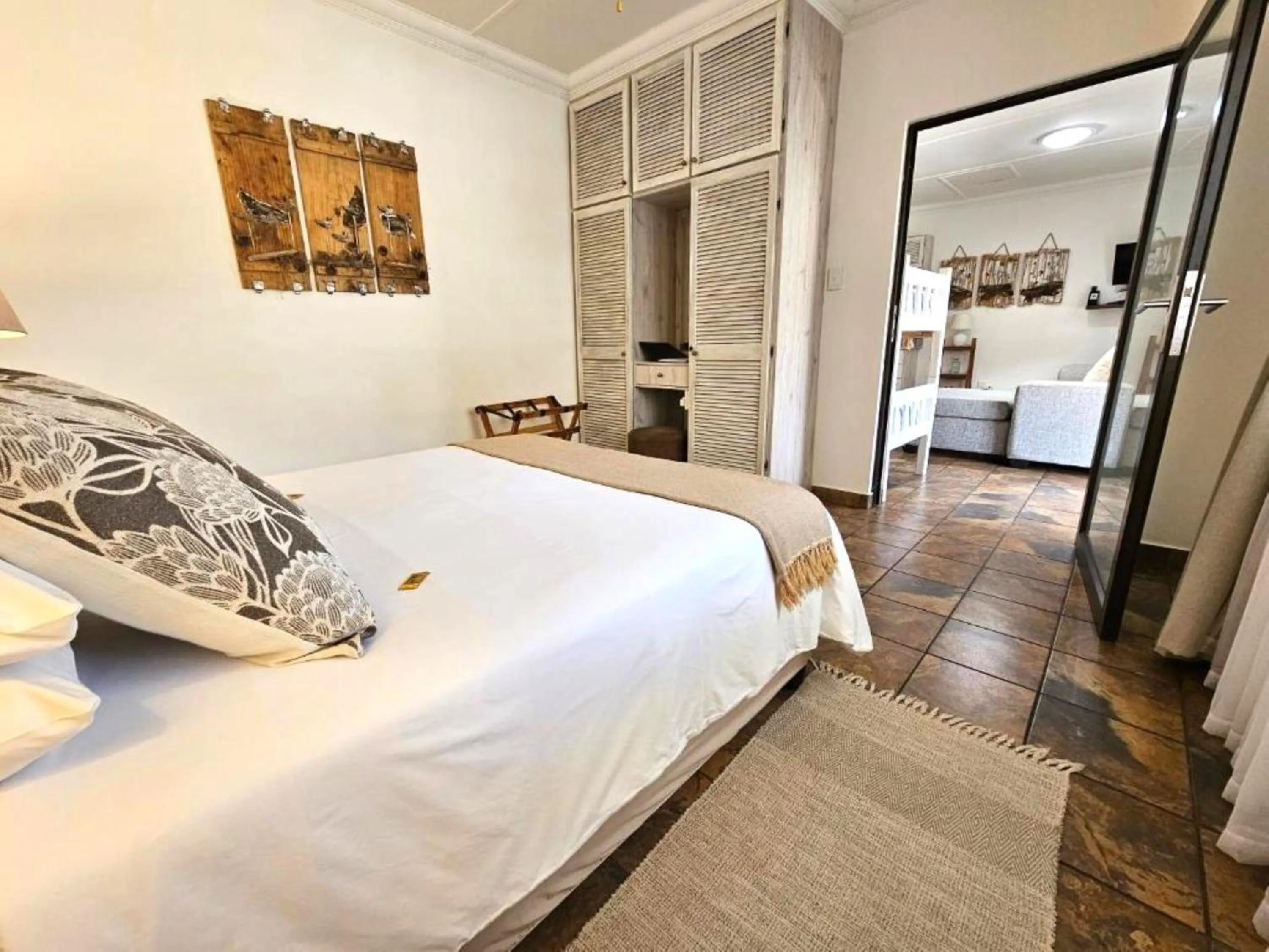 Bed in Leopard Corner Lodge